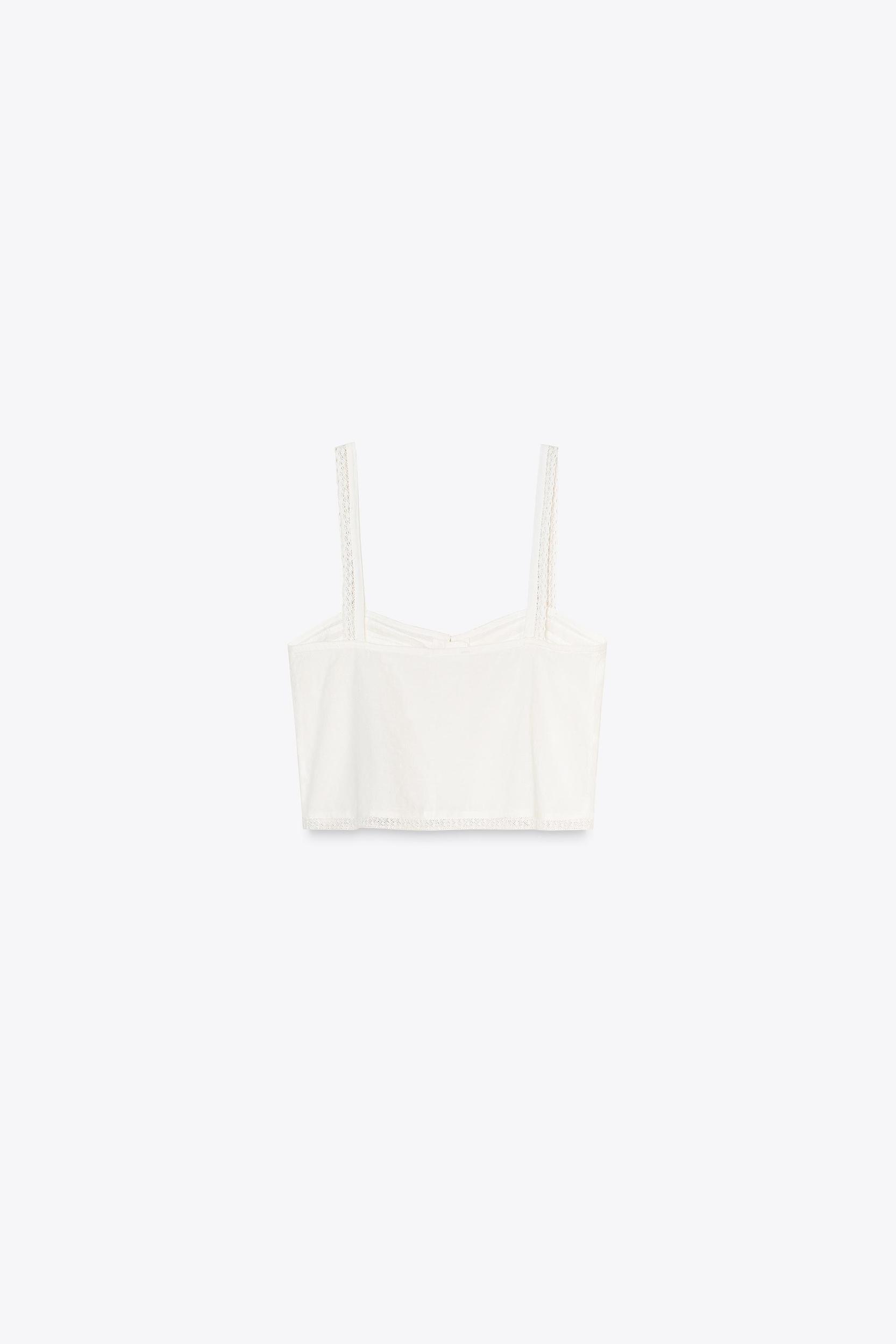 PINTUCK CROP TOP Product Image