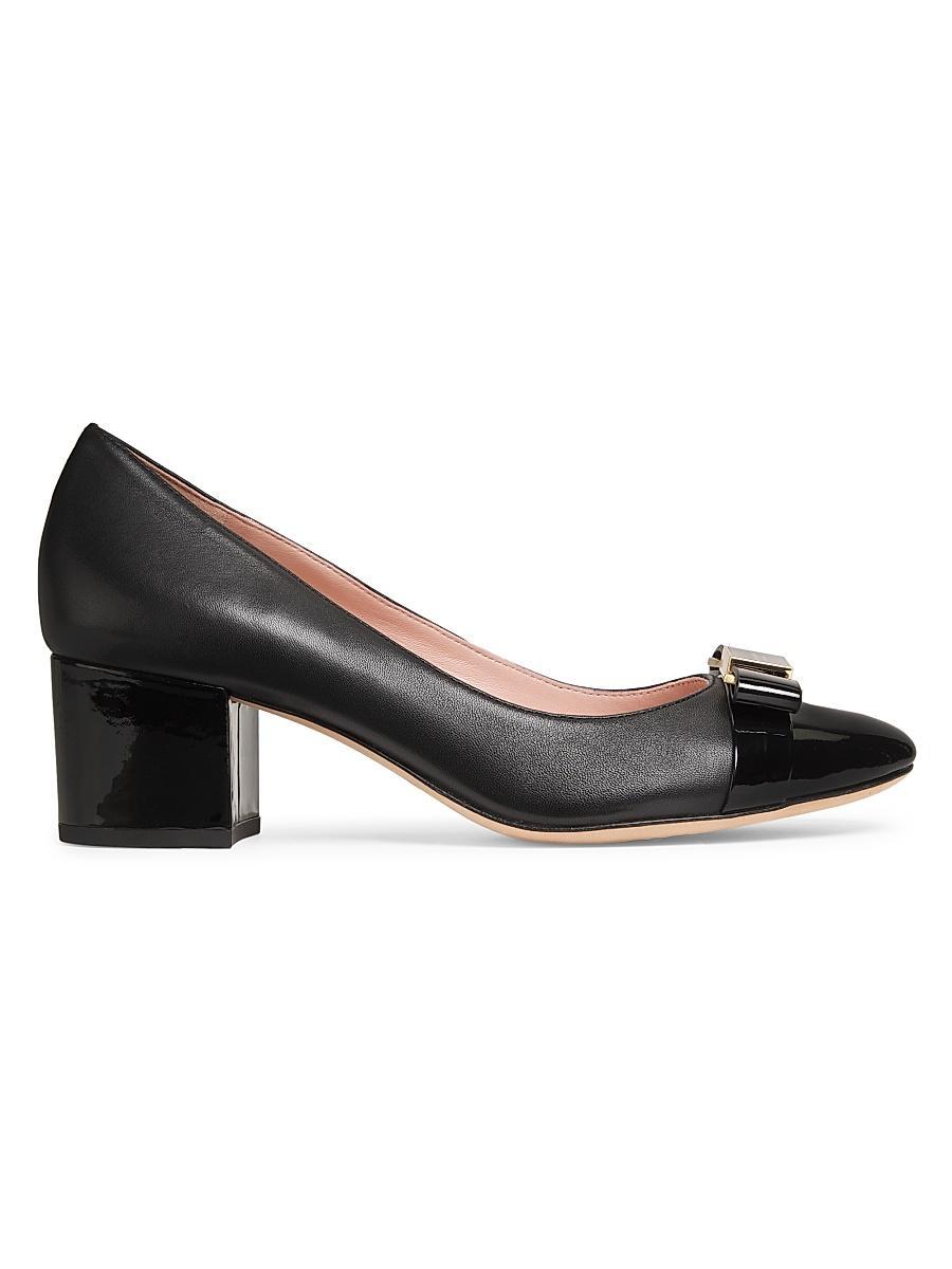 Womens Bowdie Leather Pumps Product Image
