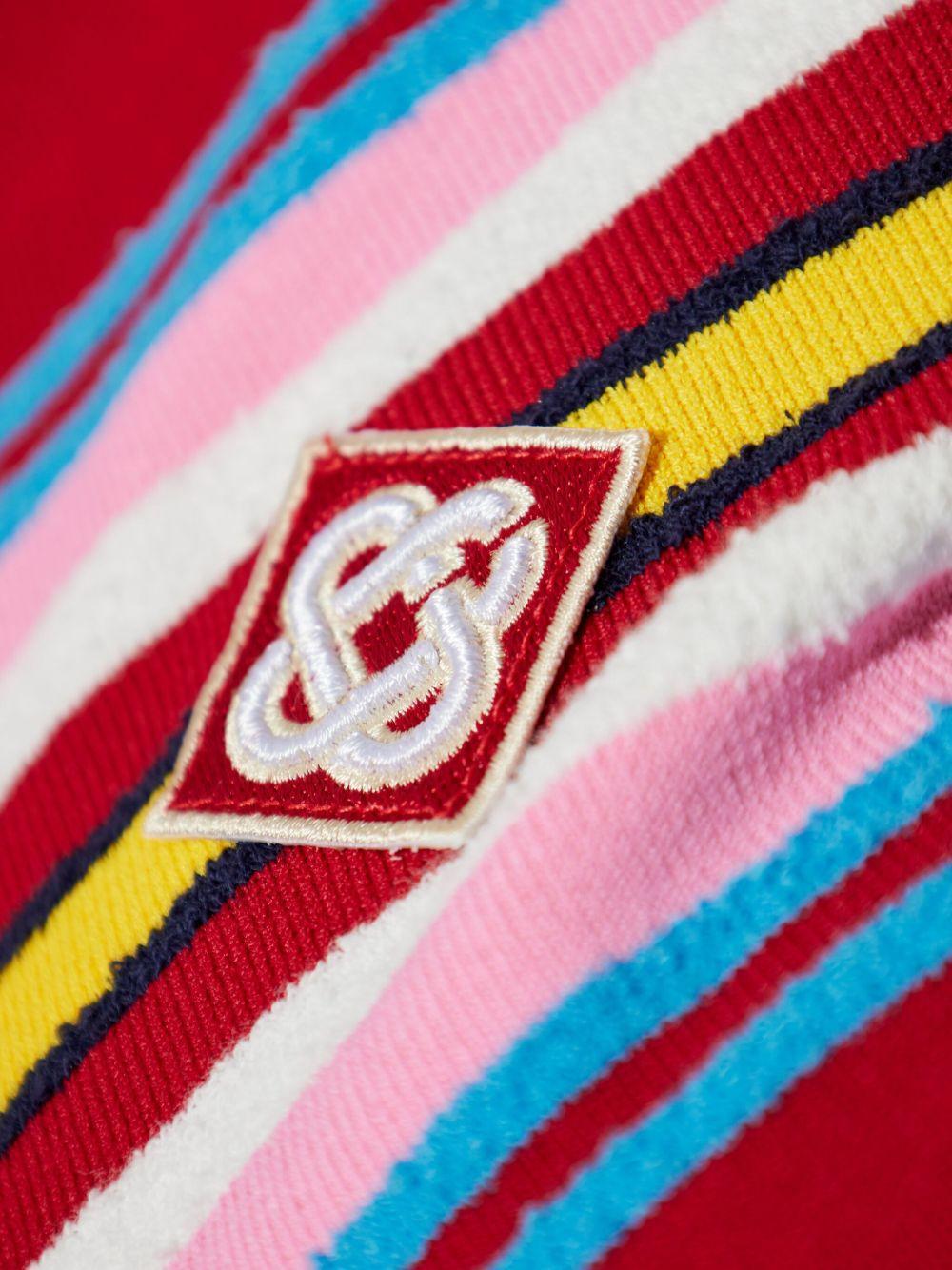 striped polo top Product Image