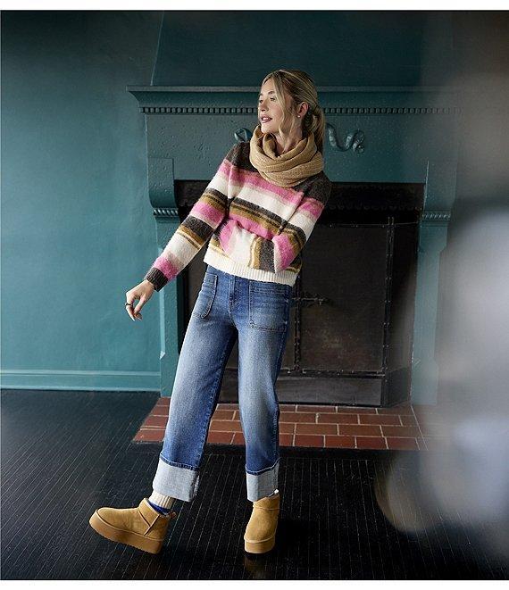 KUT from the Kloth Stretch Denim Sienna High Rise Straight Leg Jeans Product Image