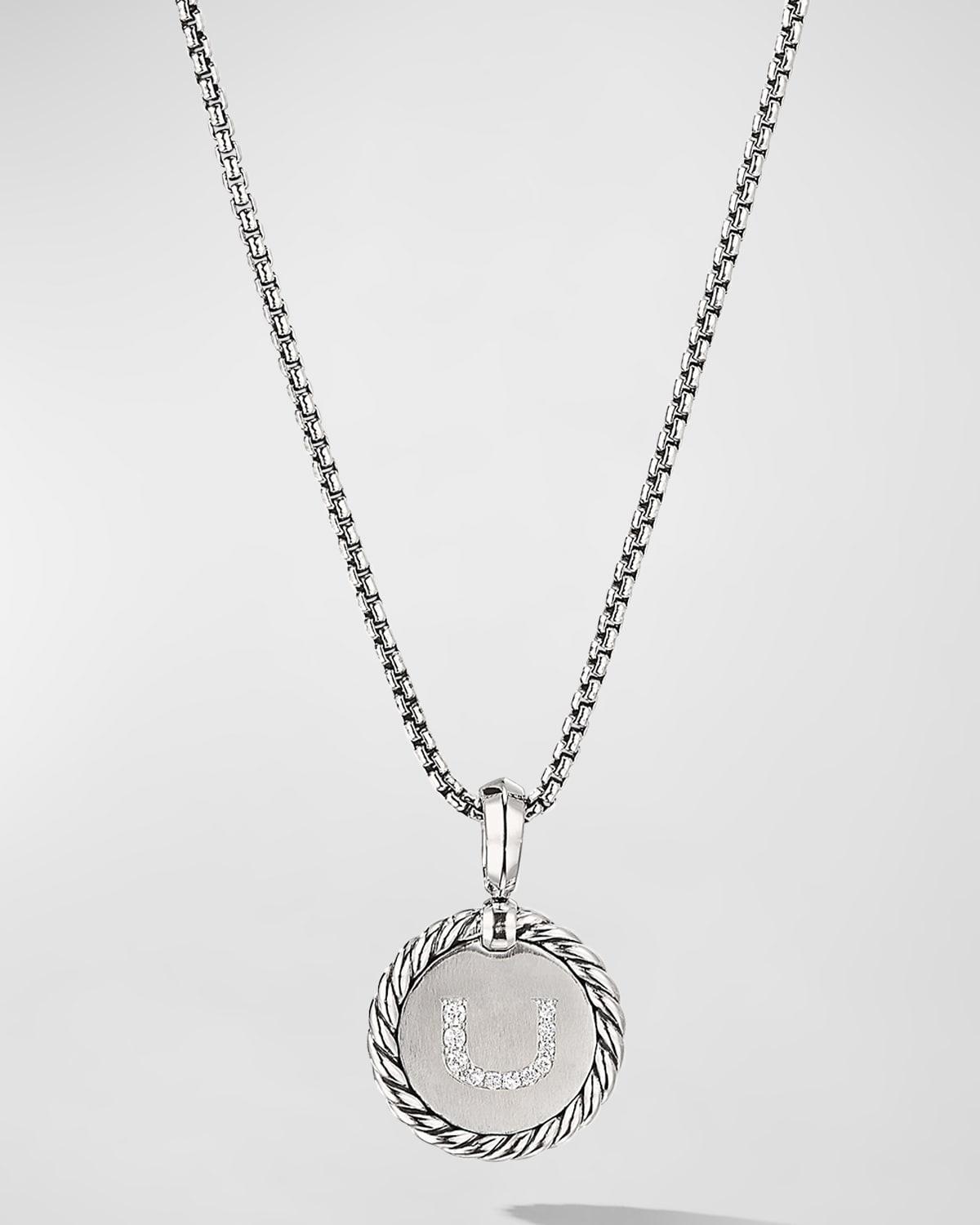 David Yurman Sterling Silver Cable Collectibles Initial Charm Product Image