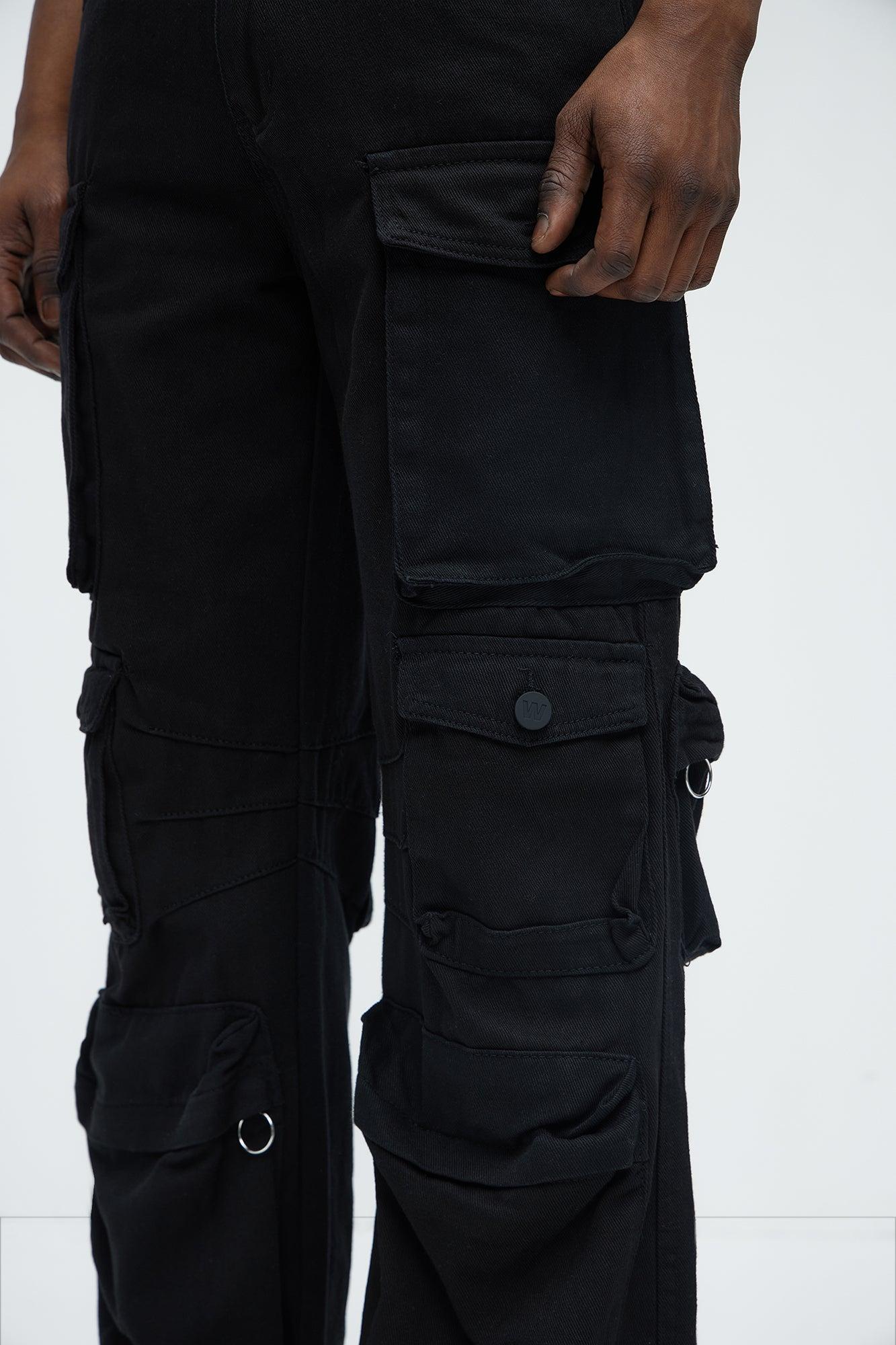 Baggy We Gotta Go Cargo Jeans - Black Product Image