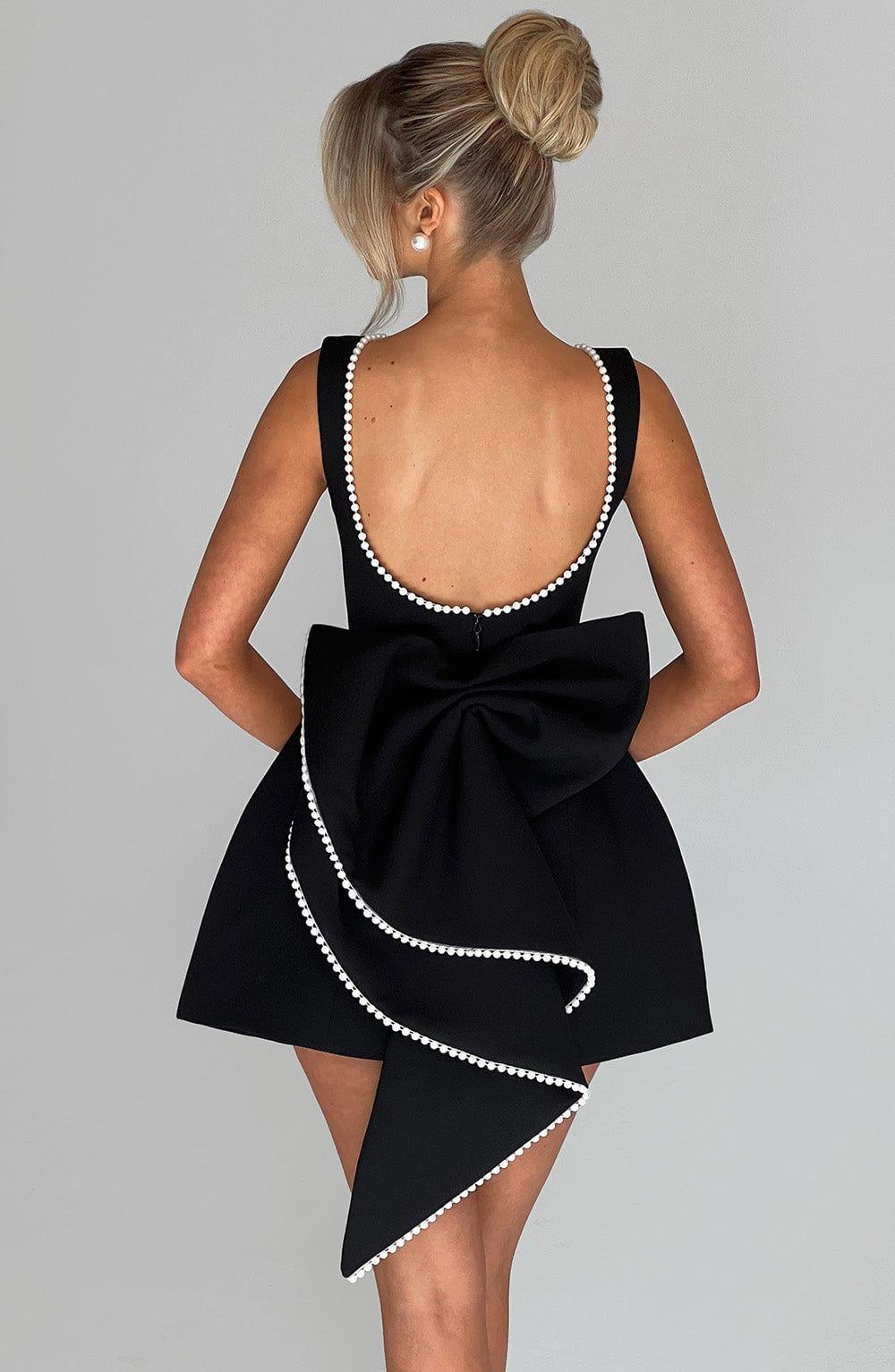 Carrie Mini Dress - Black Product Image