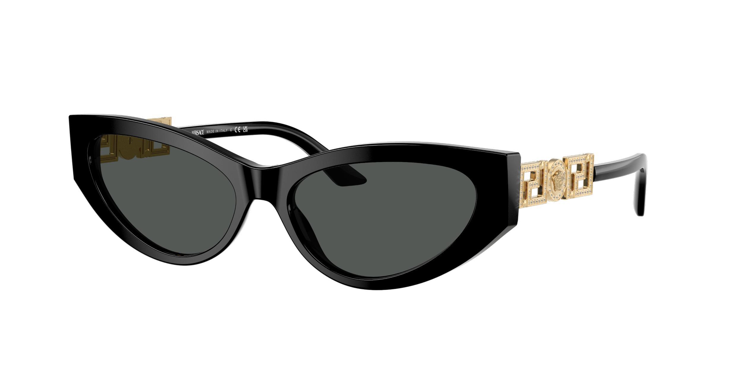 VERSACE Womens Black Ve4454 Logo-embellished Acetate Sunglasses Product Image