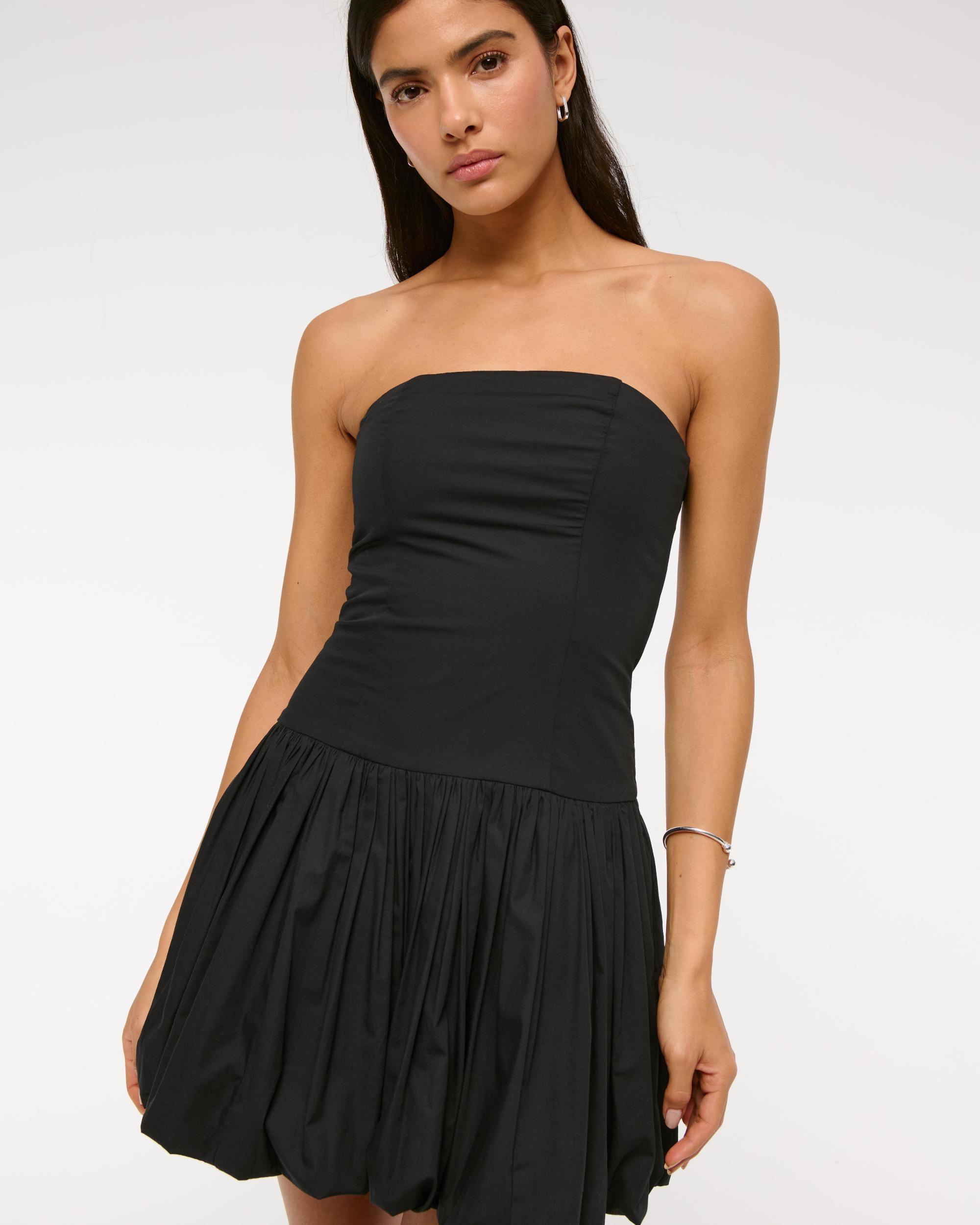 Bubble Hem Mini Dress Product Image