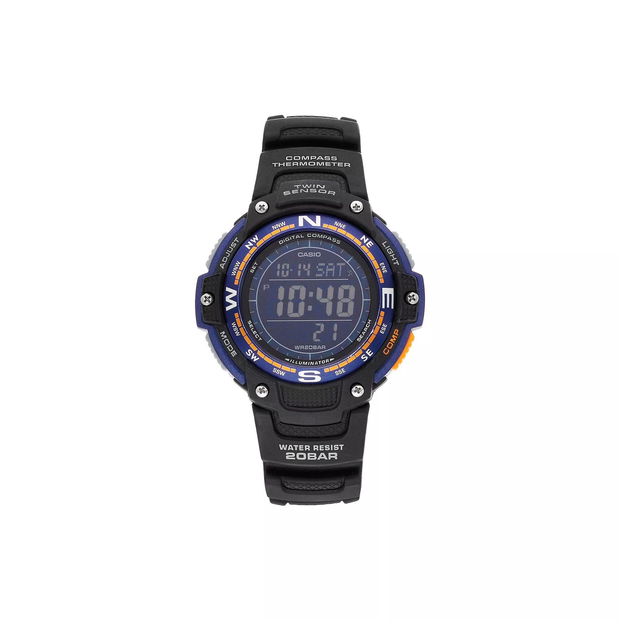 Casio Mens Twin Sensor Digital Watch, Black Product Image