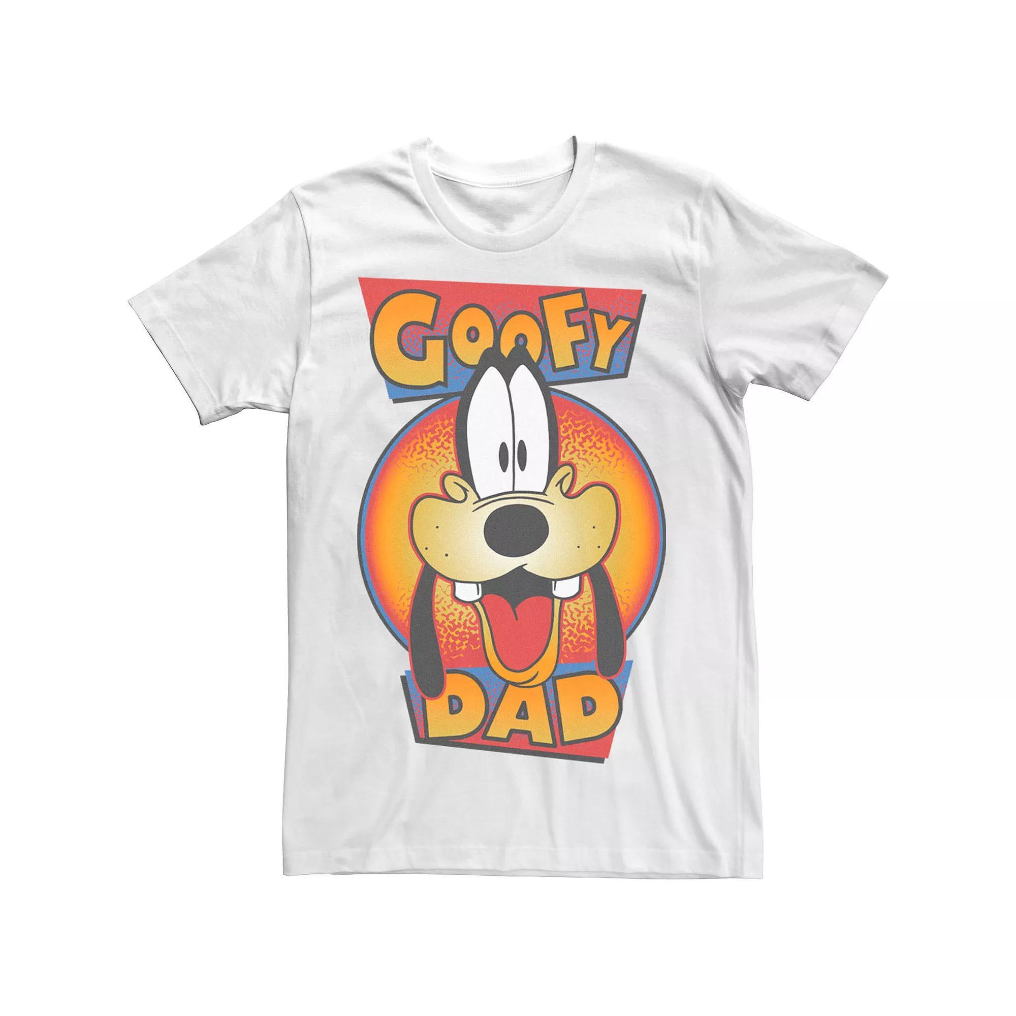 Disney's A Goofy Movie Men's Goofy Dad Tee, Size: XXL, White Product Image