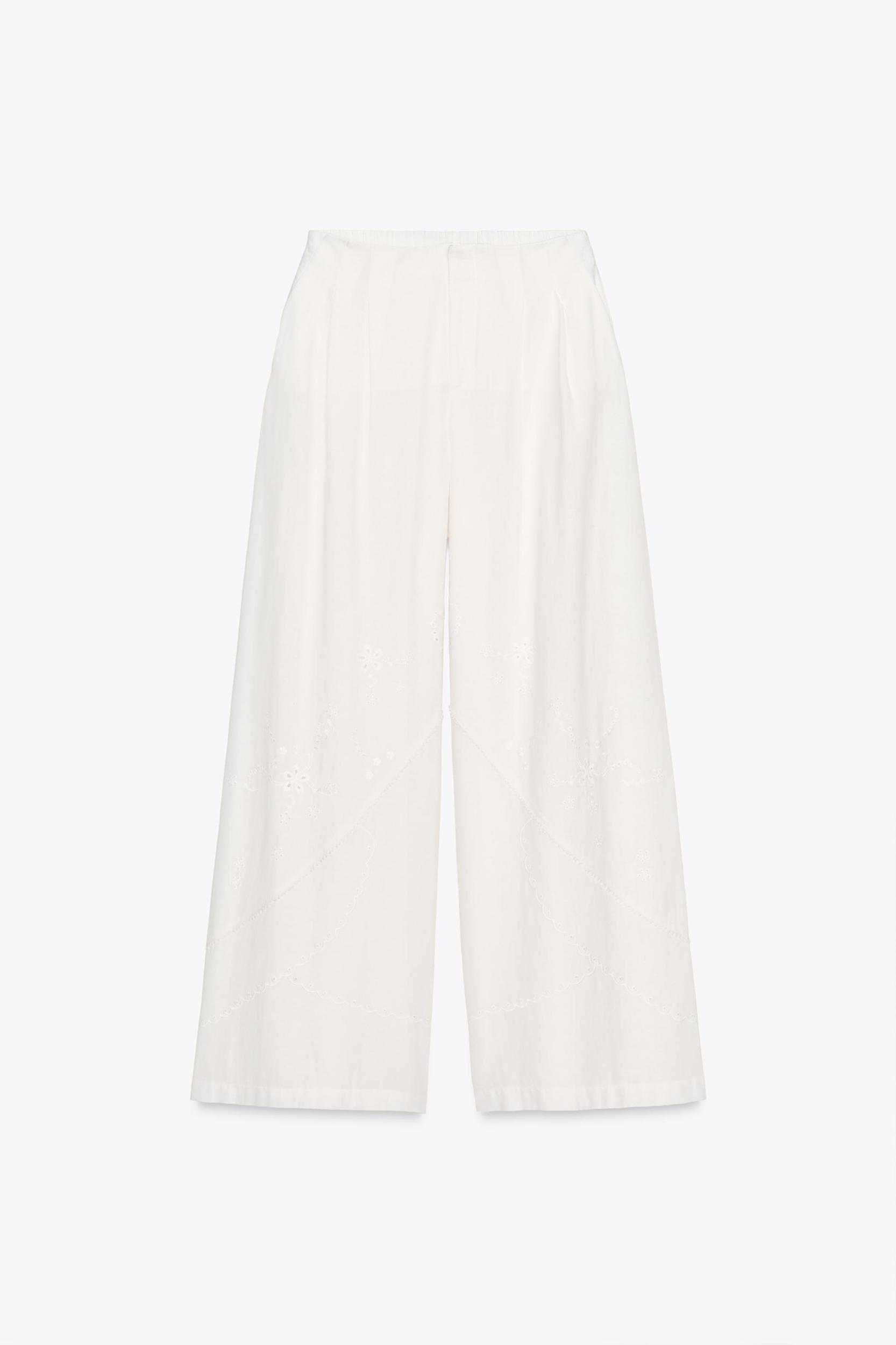 EMBROIDERED PANTS Product Image