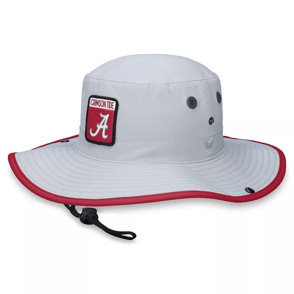 Mens Top of the World Gray Illinois State Redbirds Steady Bucket Hat Product Image