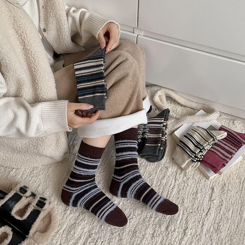 Striped Short Socks Product Image