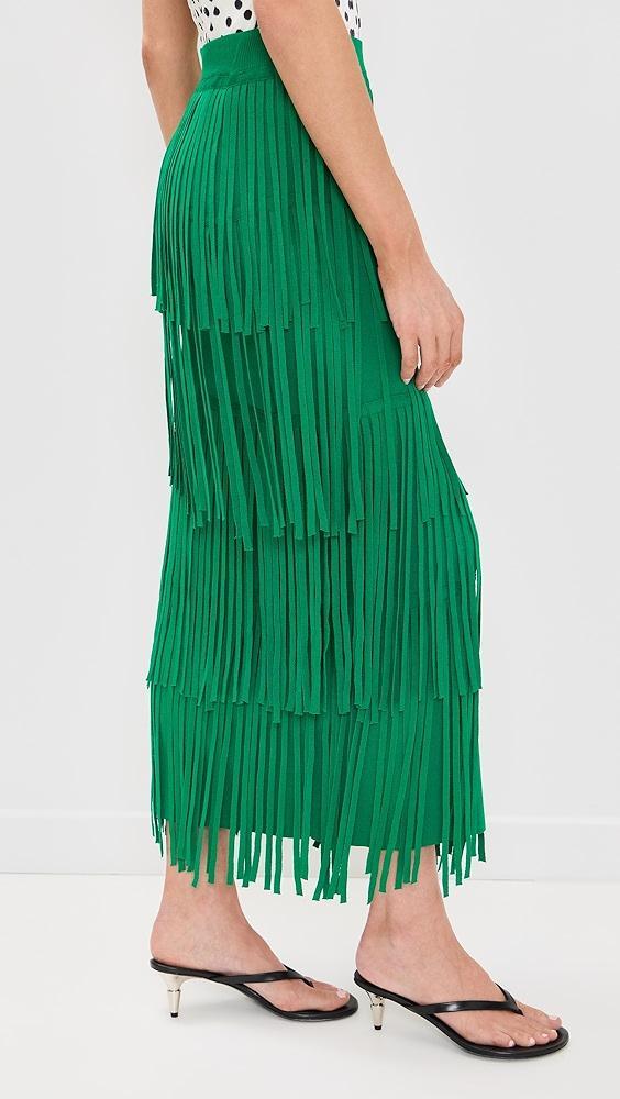 SIMONMILLER Za Za Knit Fringe Skirt | Shopbop Product Image
