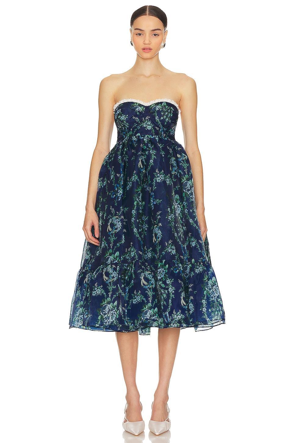 The French Puff Corset Dress Selkie Product Image