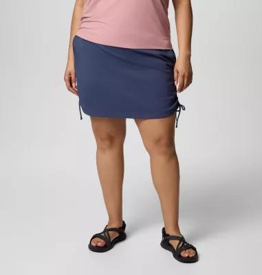 Women's Columbia All Seasons Ruched Seams Skort, Size: 1XL, Blue Product Image