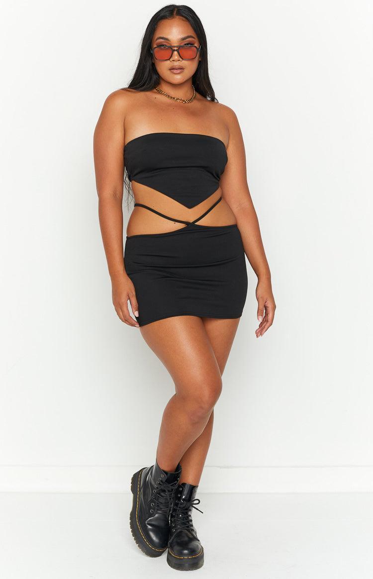 Jessi Black Mini Skirt Product Image
