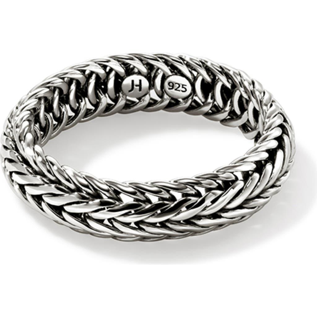 JOHN HARDY Kami 14k Gold 6mm Band Ring In Silver Product Image