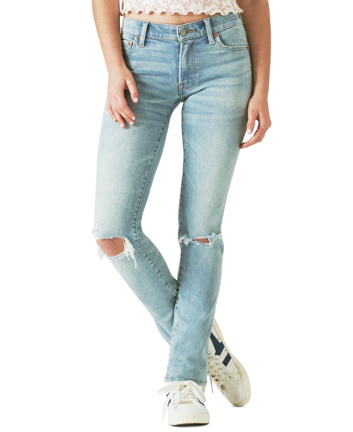 Lucky Brand Womens Sweet Straight Leg Jeans Product Image
