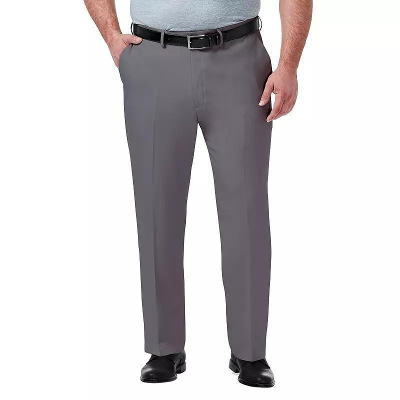 Big & Tall Haggar Premium Comfort Expandable-Waist Classic-Fit Stretch Flat-Front Dress Pants, Mens Product Image