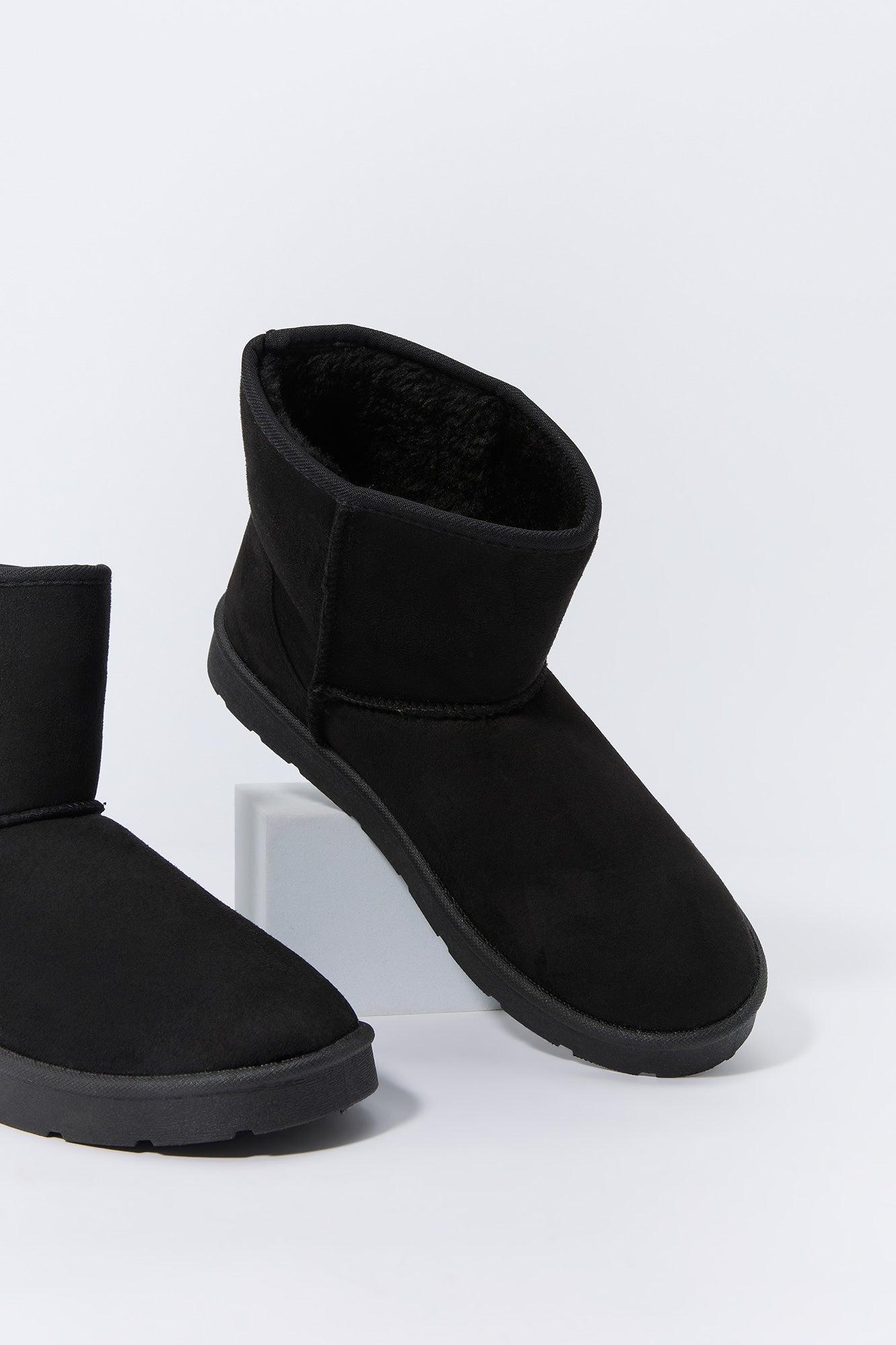 Faux Suede Ankle Booties Female Product Image