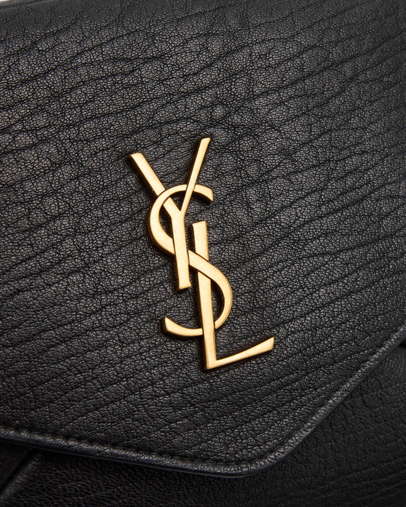 Large YSL Envelope Pouch Clutch Bag in Leather  Product Image