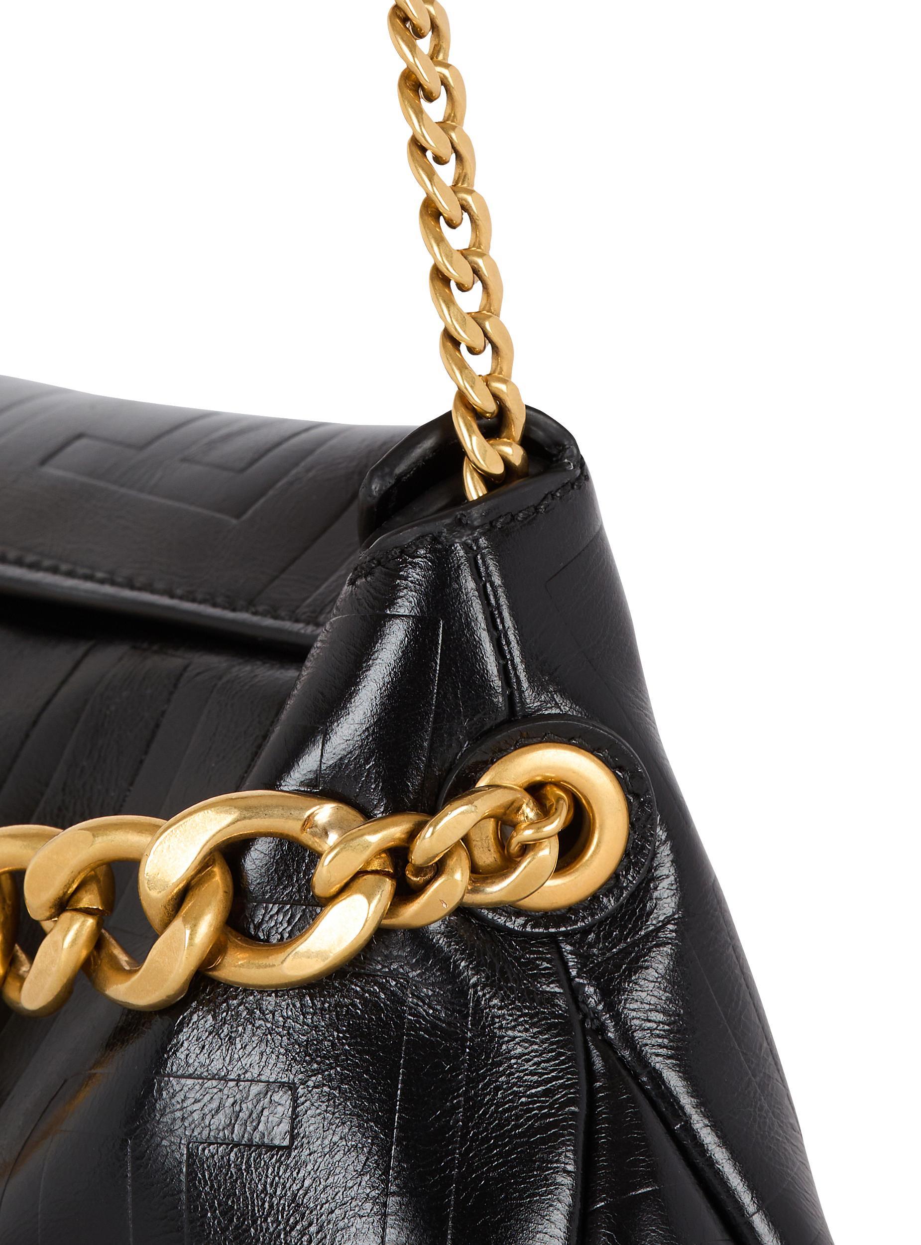 1945 Soft clutch in crinkled calfskin leather Product Image