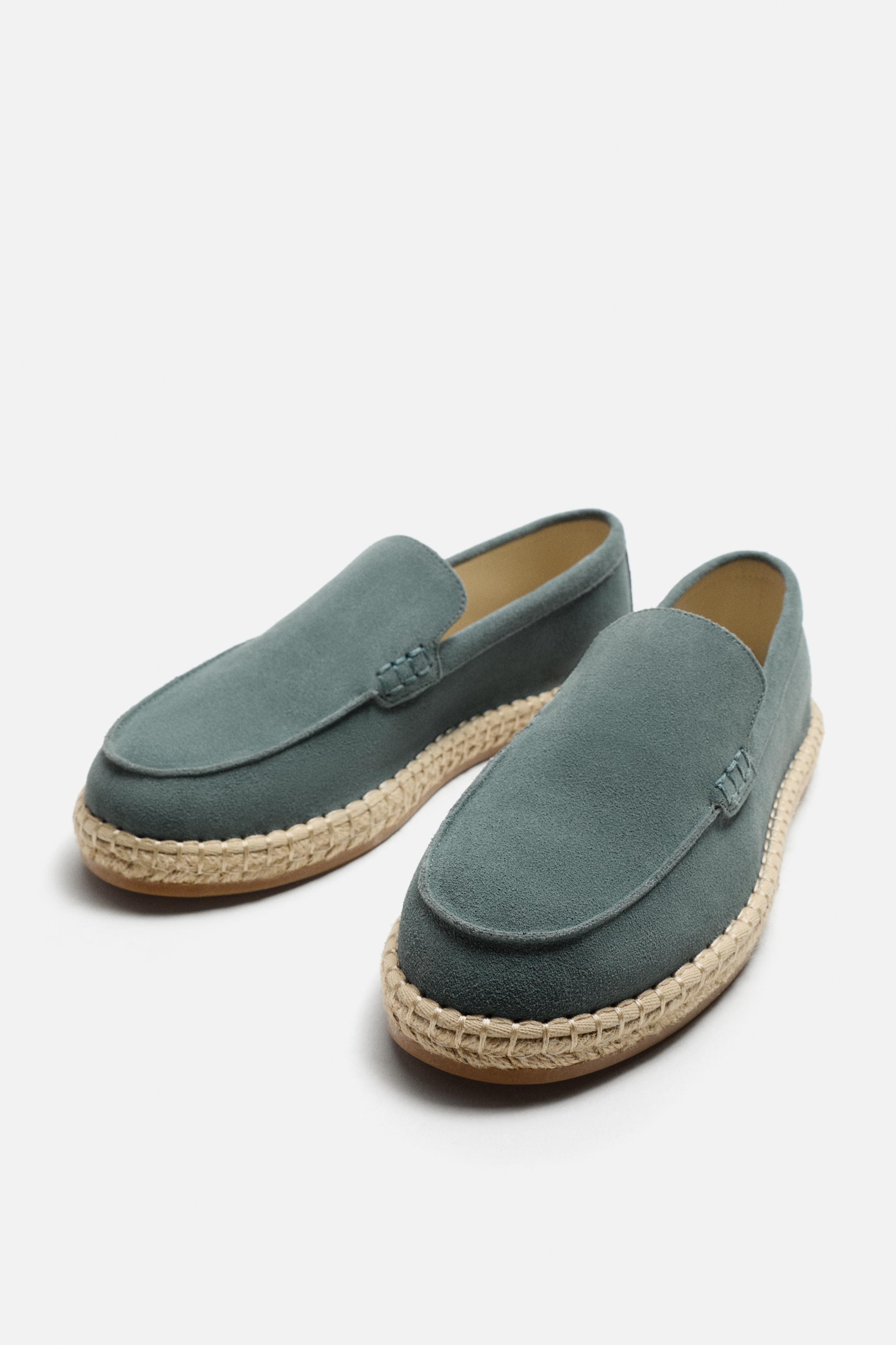 JUTE SOLE LEATHER LOAFERS Product Image