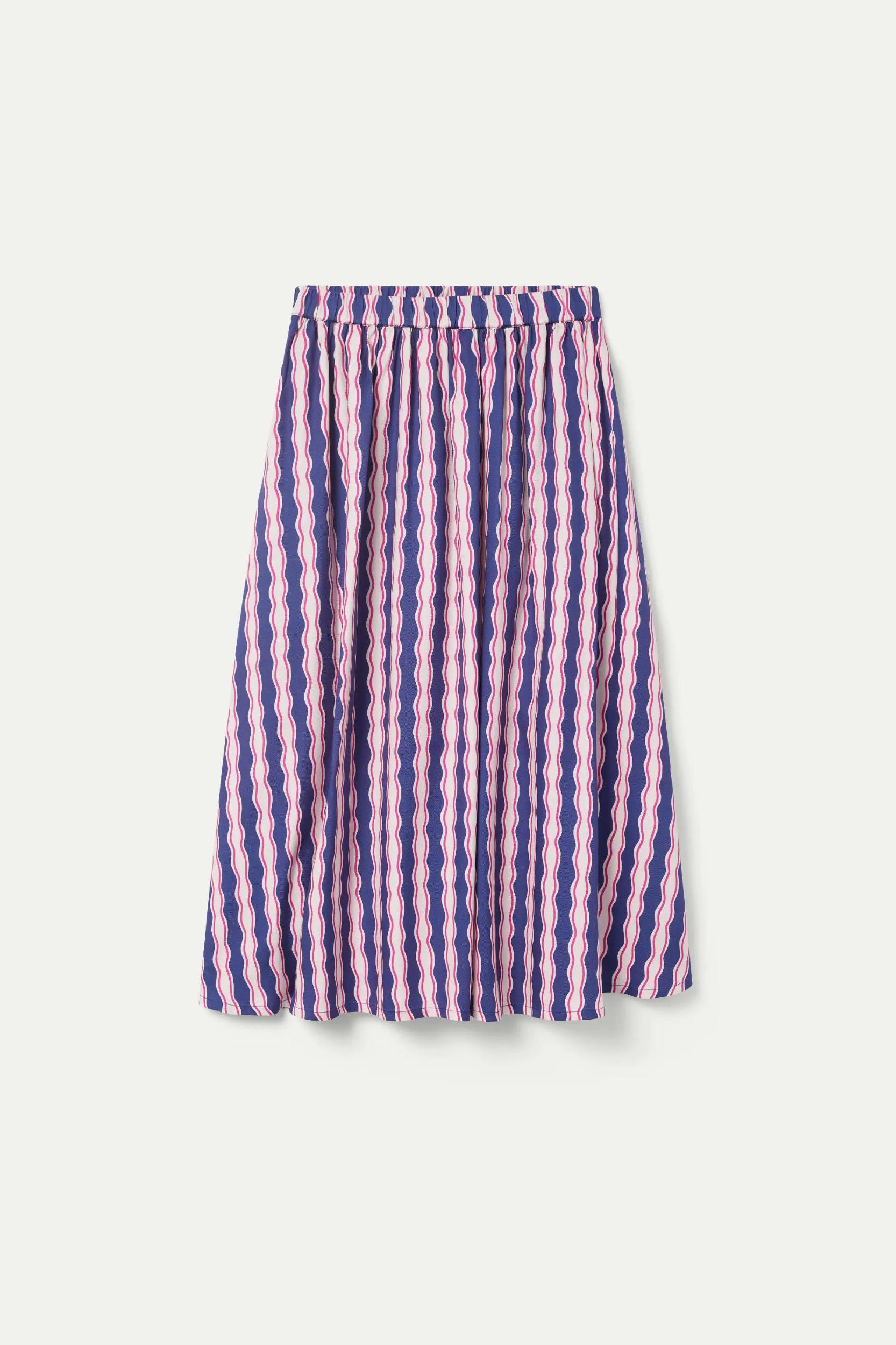 Serpentina Striped Skirt Product Image