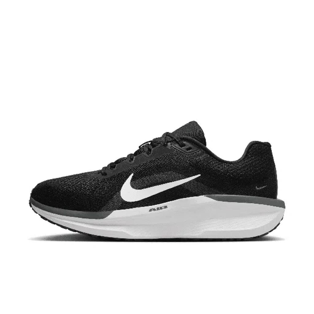 Nike Winflo 11 Men's Road Running Shoes, Size: 11 4E, Black White Gray Product Image