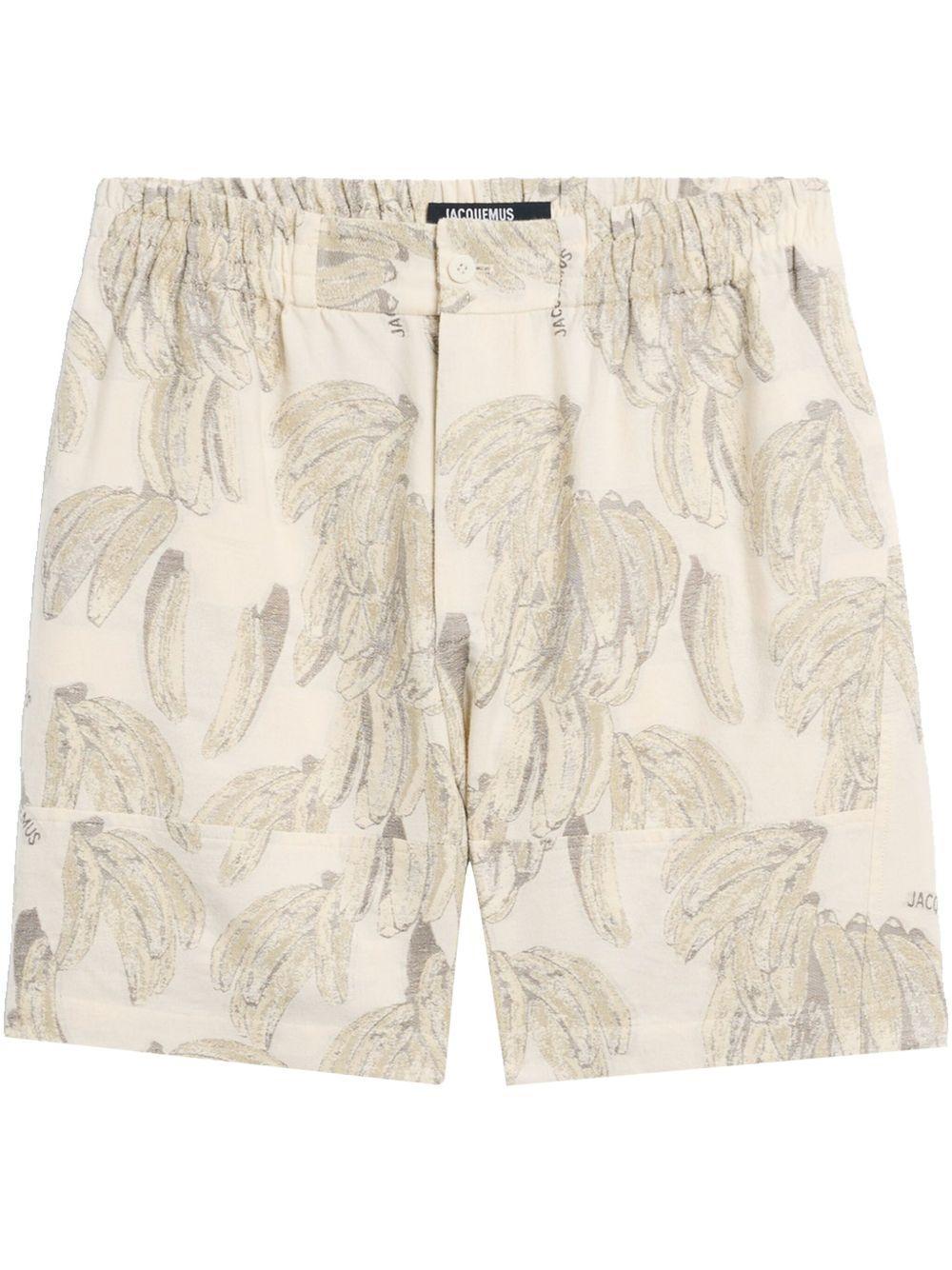 patterned-jacquard shorts Product Image
