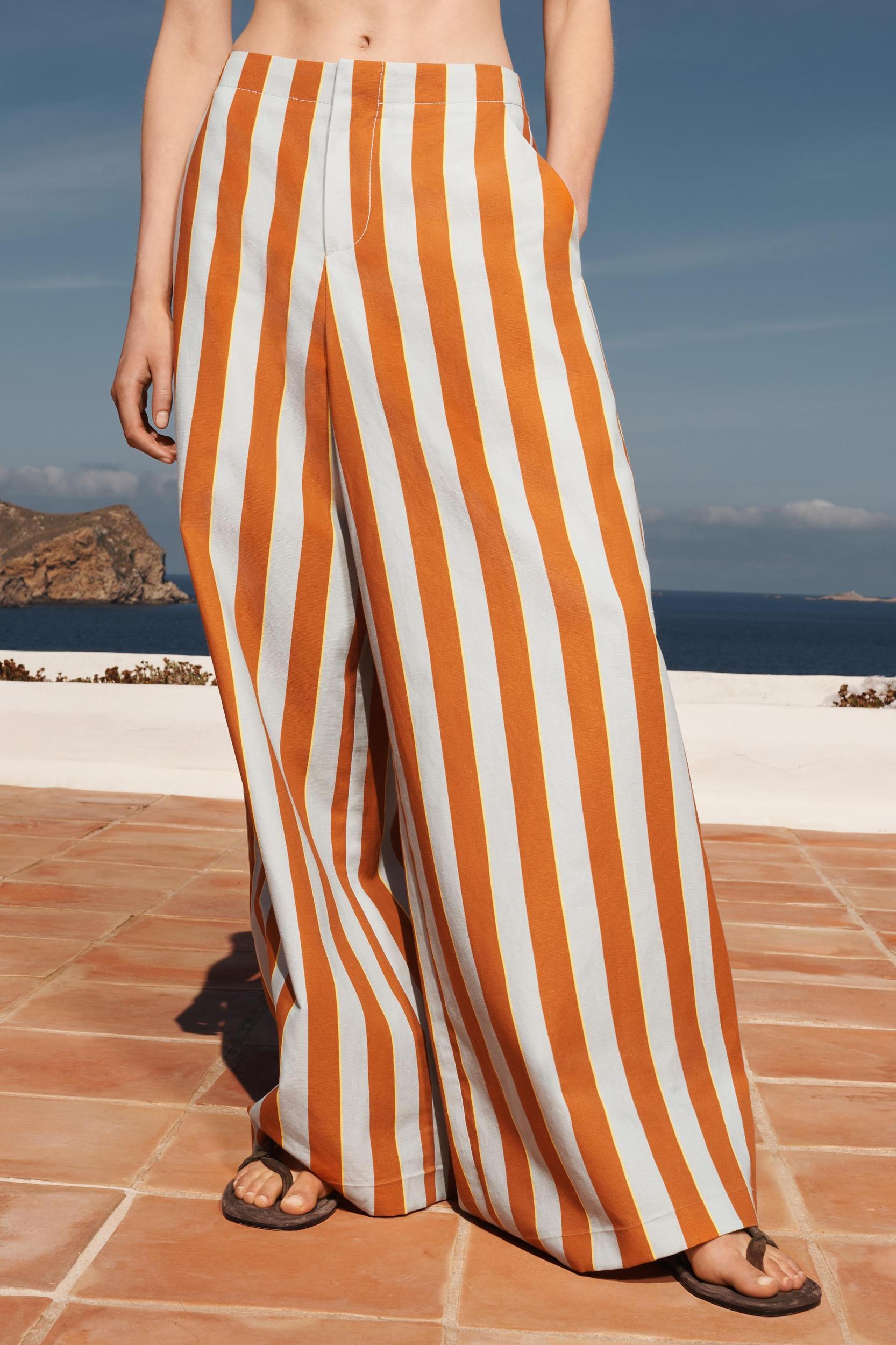 STRIPED BEADED BUCKET BAG - LIMITED EDITION Product Image