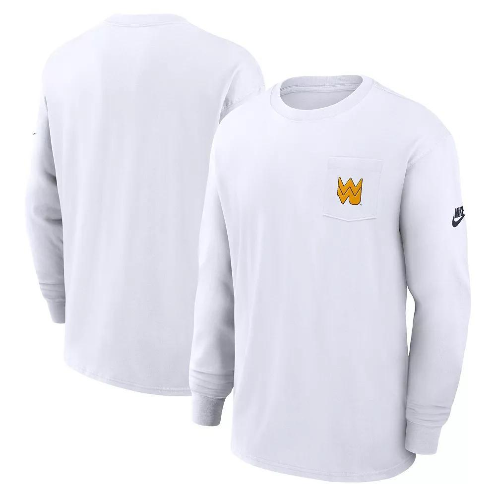 West Virginia Mountaineers Legacy Max90 Pocket Nike Men's College Long-Sleeve T-Shirt Product Image