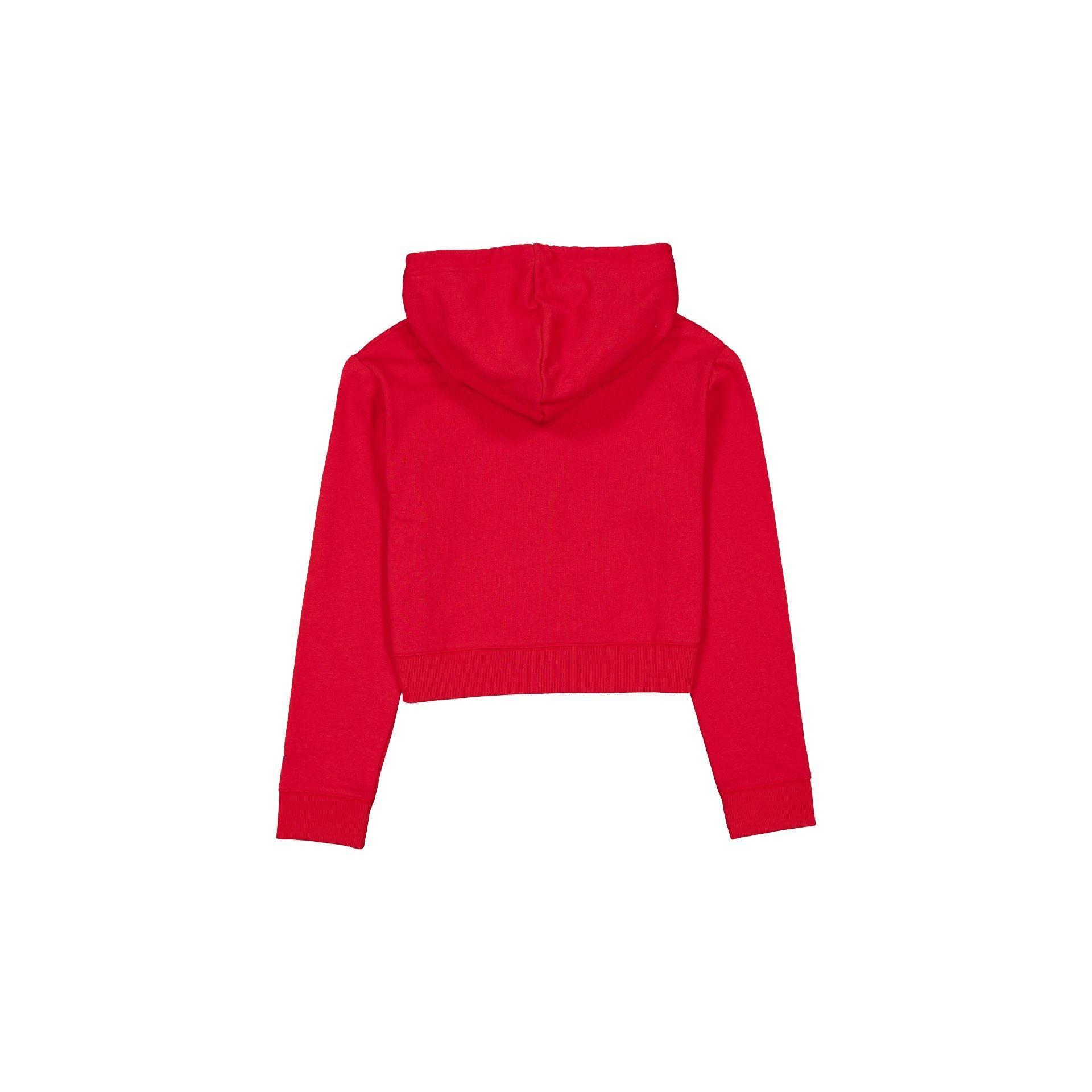 Texas Rangers Game Day Cropped Women's Zipper Hoodie Female Product Image