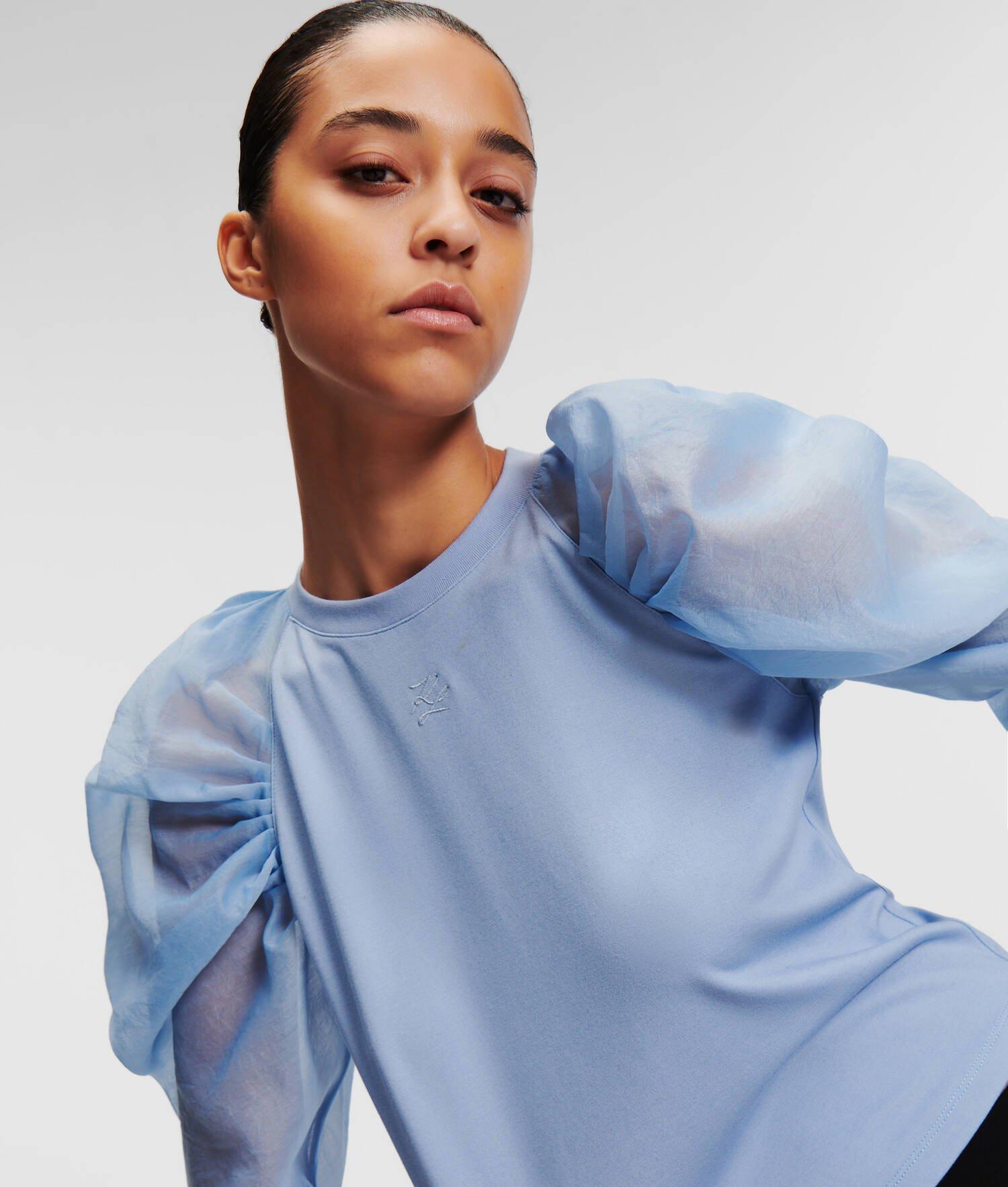 ORGANZA SLEEVE TOP HANDPICKED BY HUN KIM Product Image