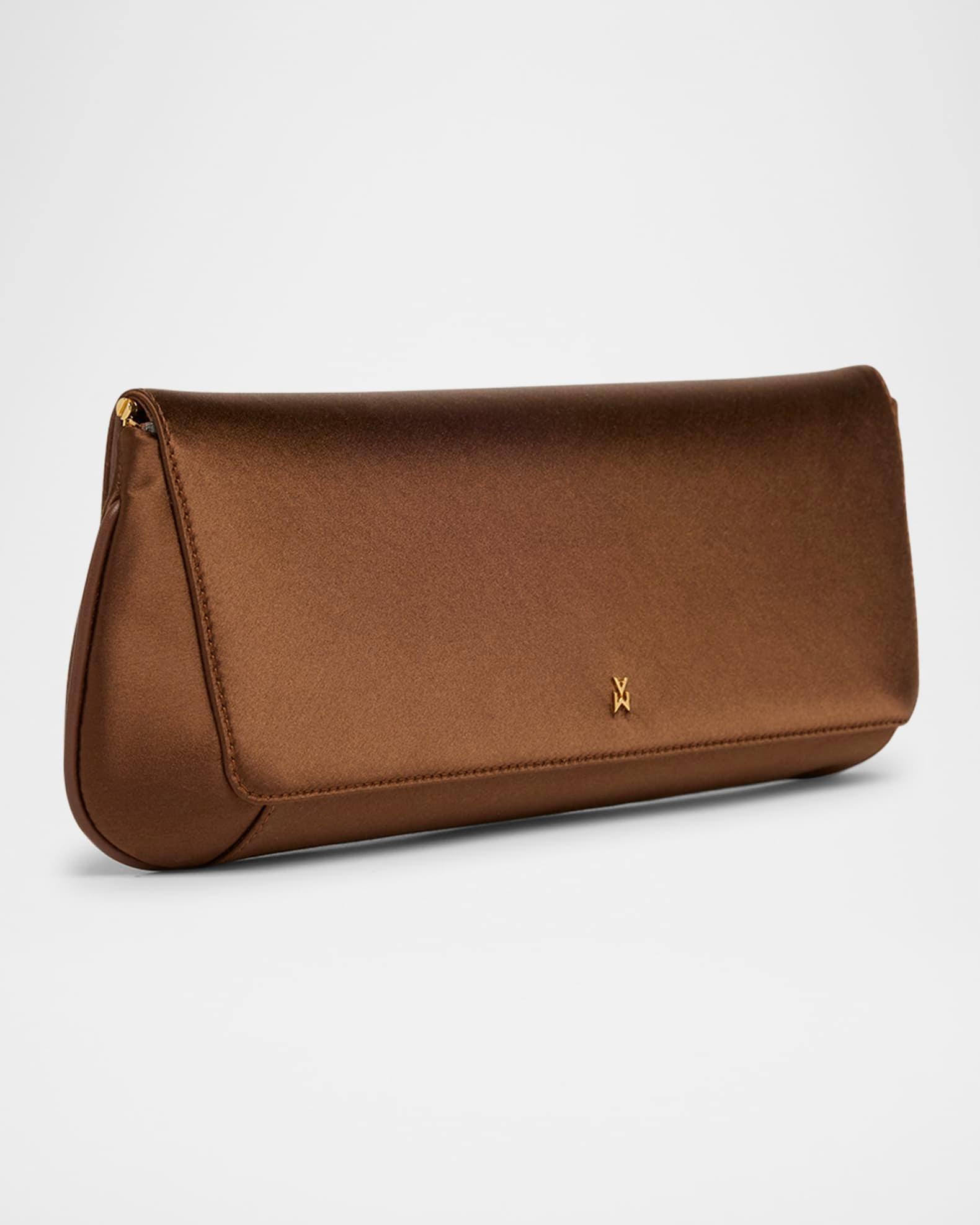 Ami Framed Satin Clutch Bag Product Image