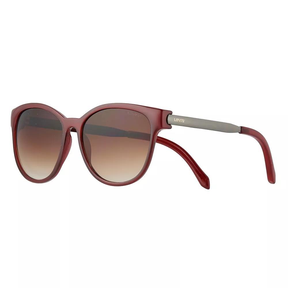 Womens Levis 56mm Modified Cat Eye Sunglasses, Green Product Image