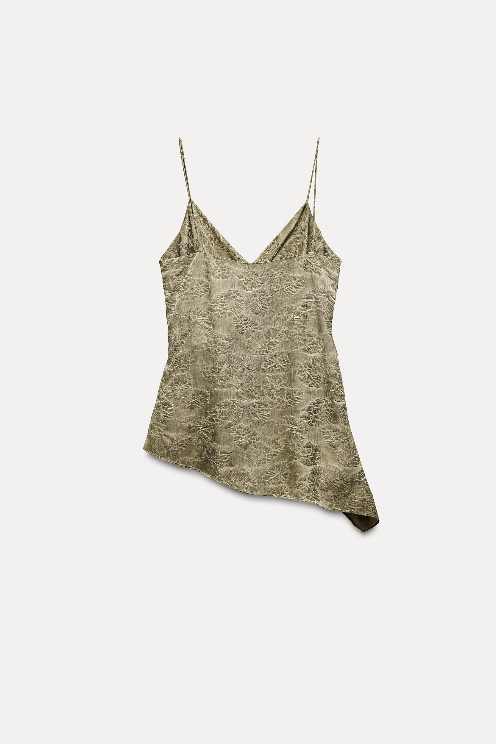 DRAPED JACQUARD TOP ZW COLLECTION Product Image
