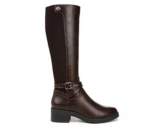 LifeStride Brittany Women's Tall Riding Boots in Regular and Wide Calf, Size: 10 Wide, Brown Product Image