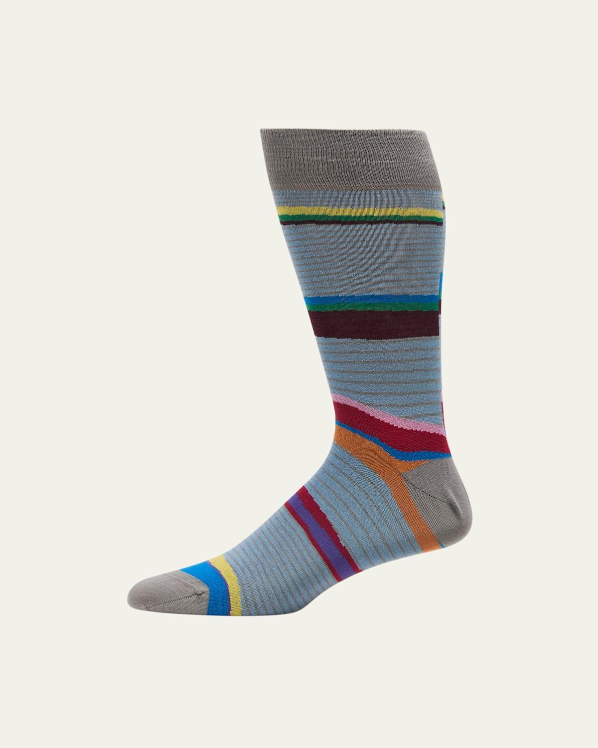 Mens Eli Stripe Crew Socks Product Image