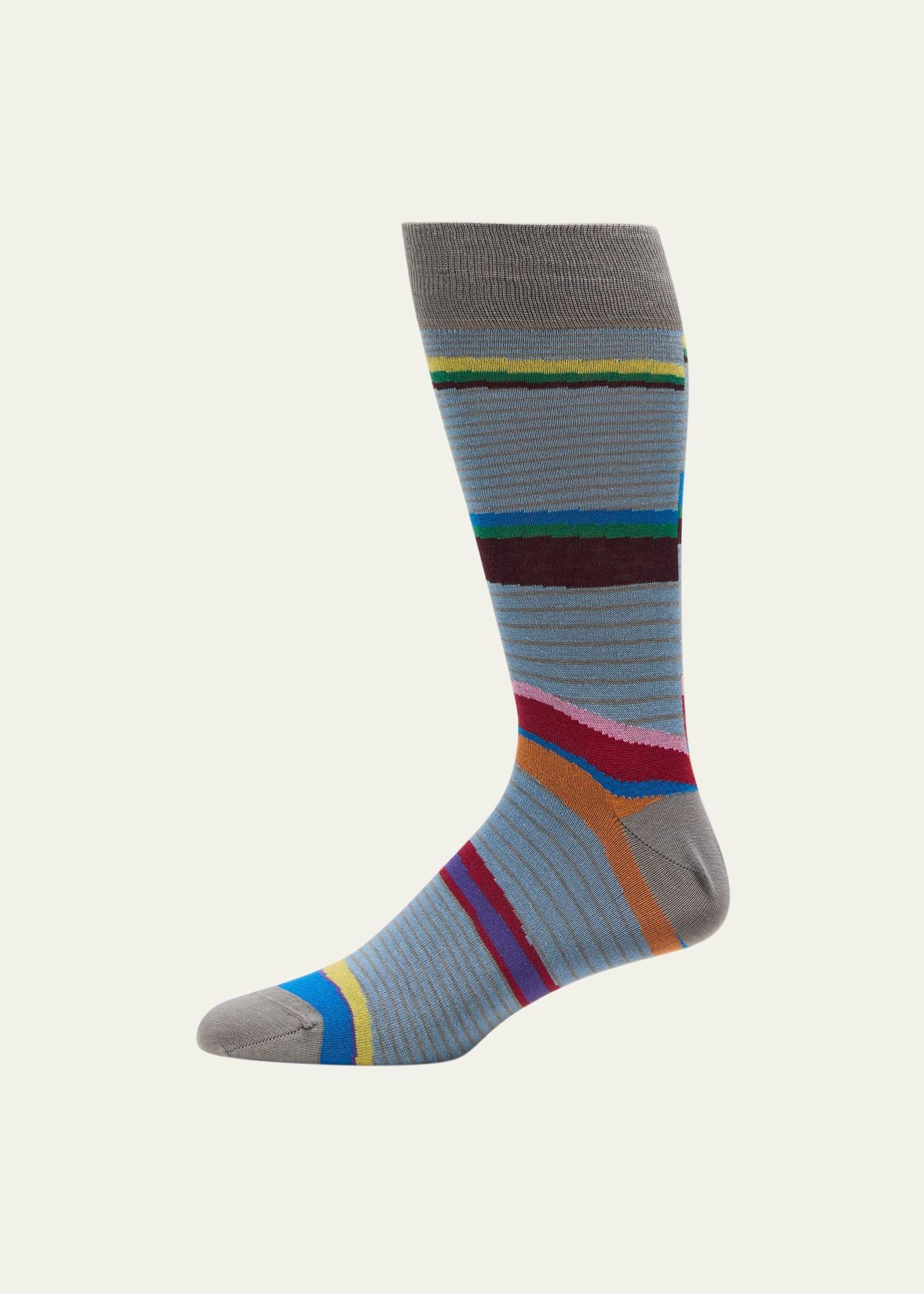 Mens Eli Stripe Crew Socks Product Image