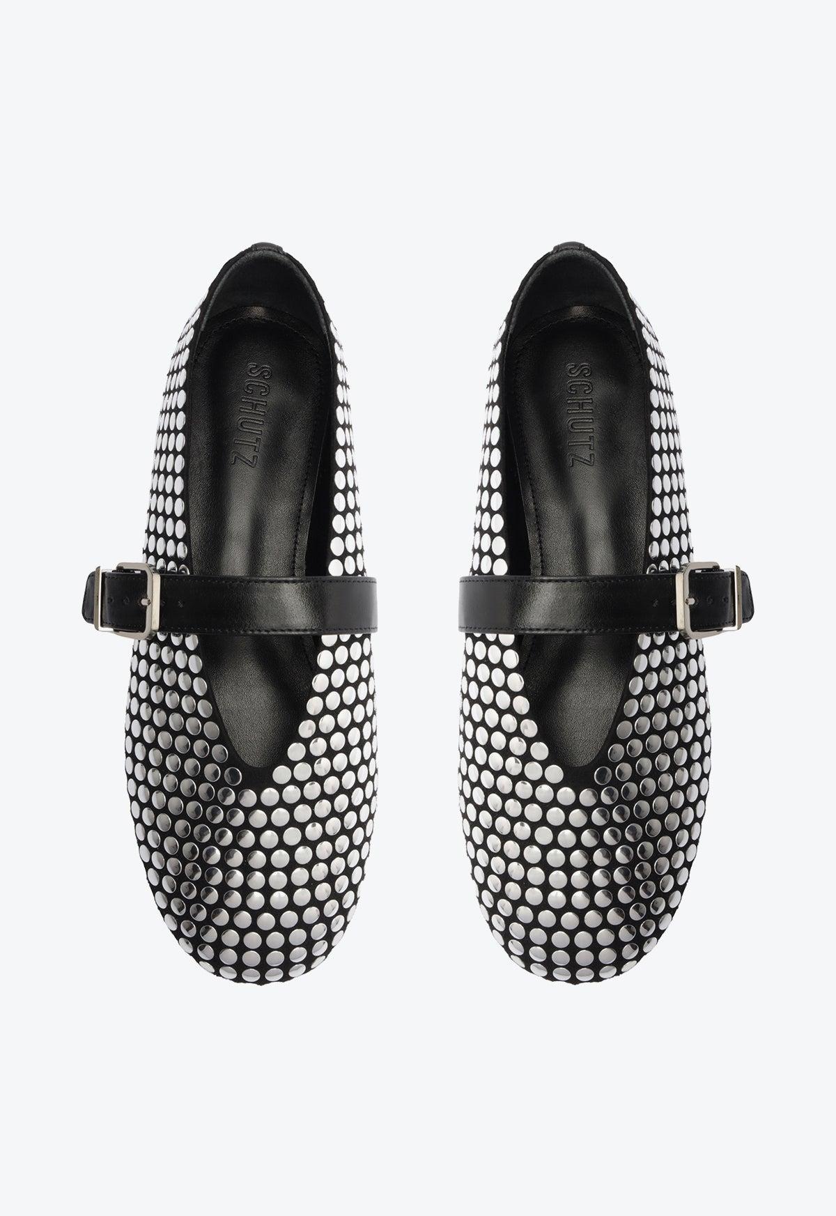 Eiza Studs Ballet Flat Product Image