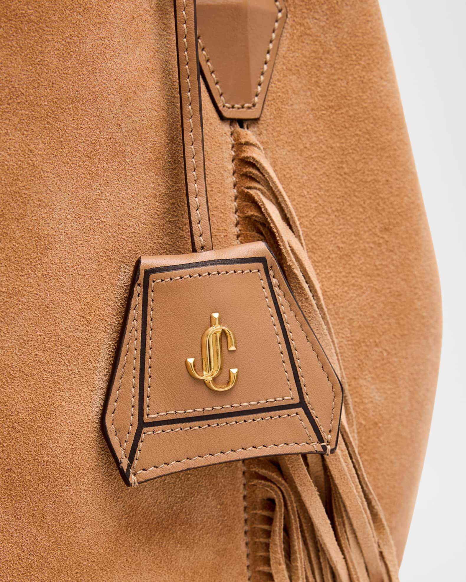 Diamond Medium Fringe Suede Tote Bag Product Image