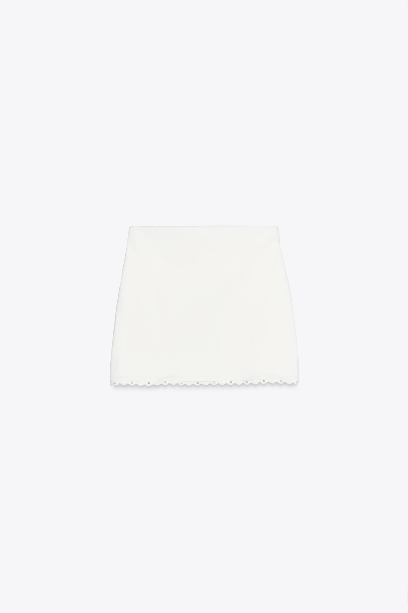 PEARL KNIT MINI SKIRT Product Image