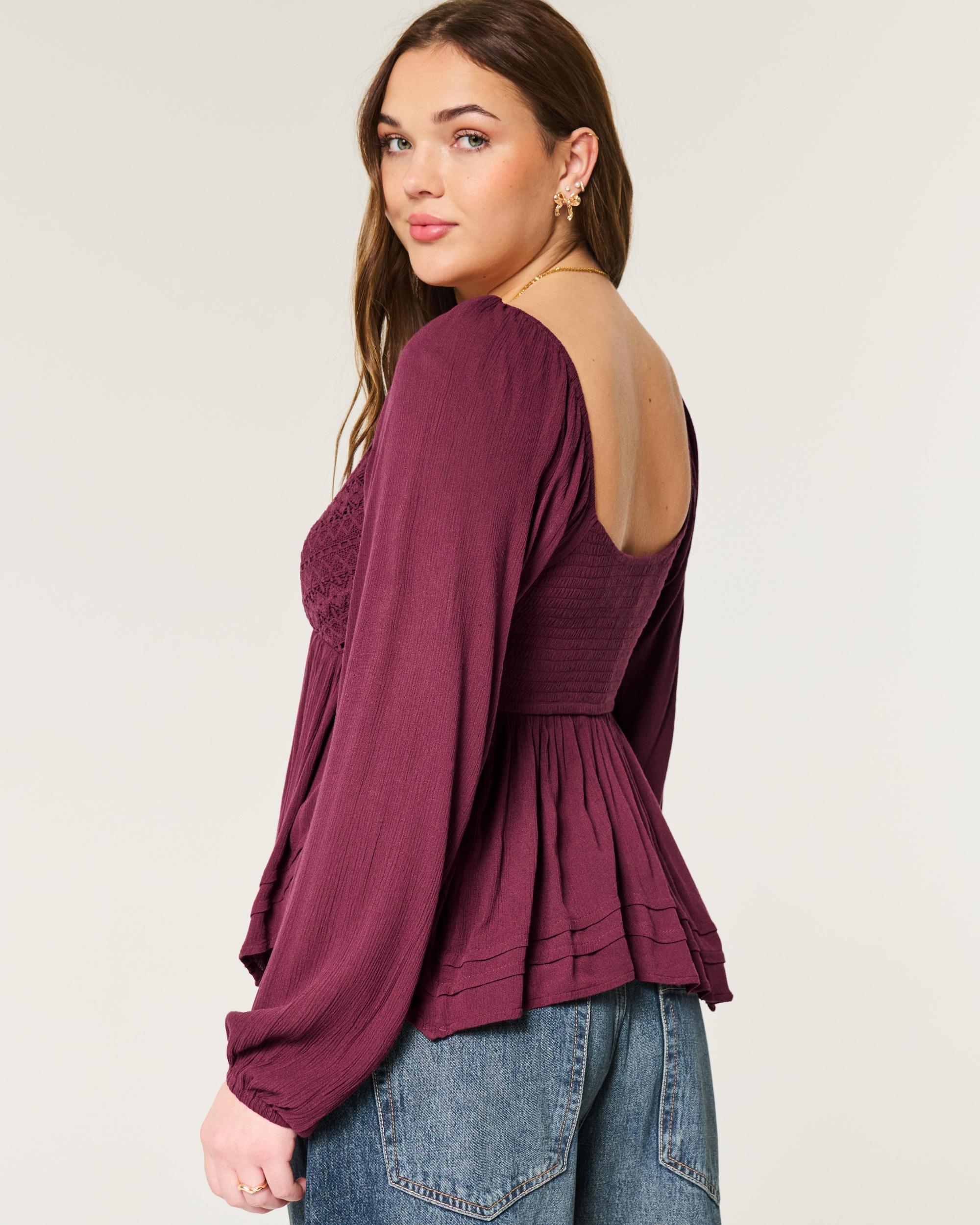 Easy Lace Bust Babydoll Top Product Image