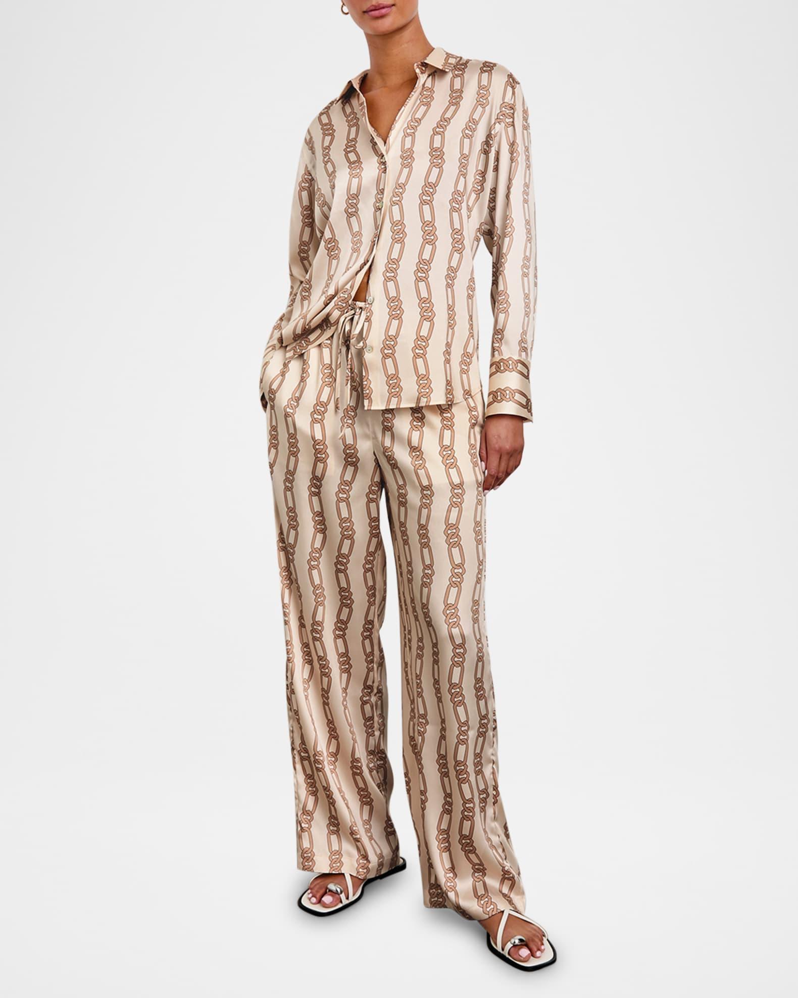 Damani Chain Link Drawstring Pants  Product Image