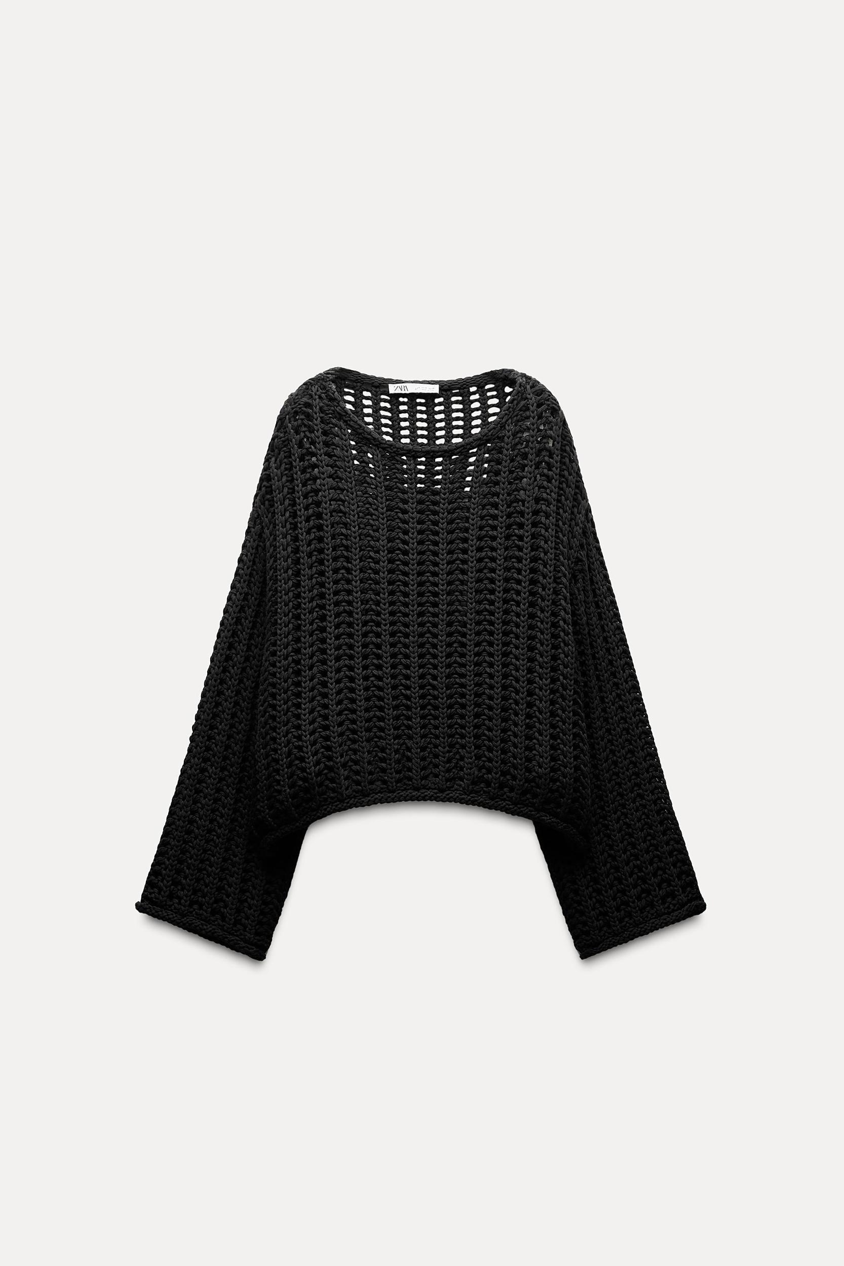OPENWORK KNIT SWEATER Product Image