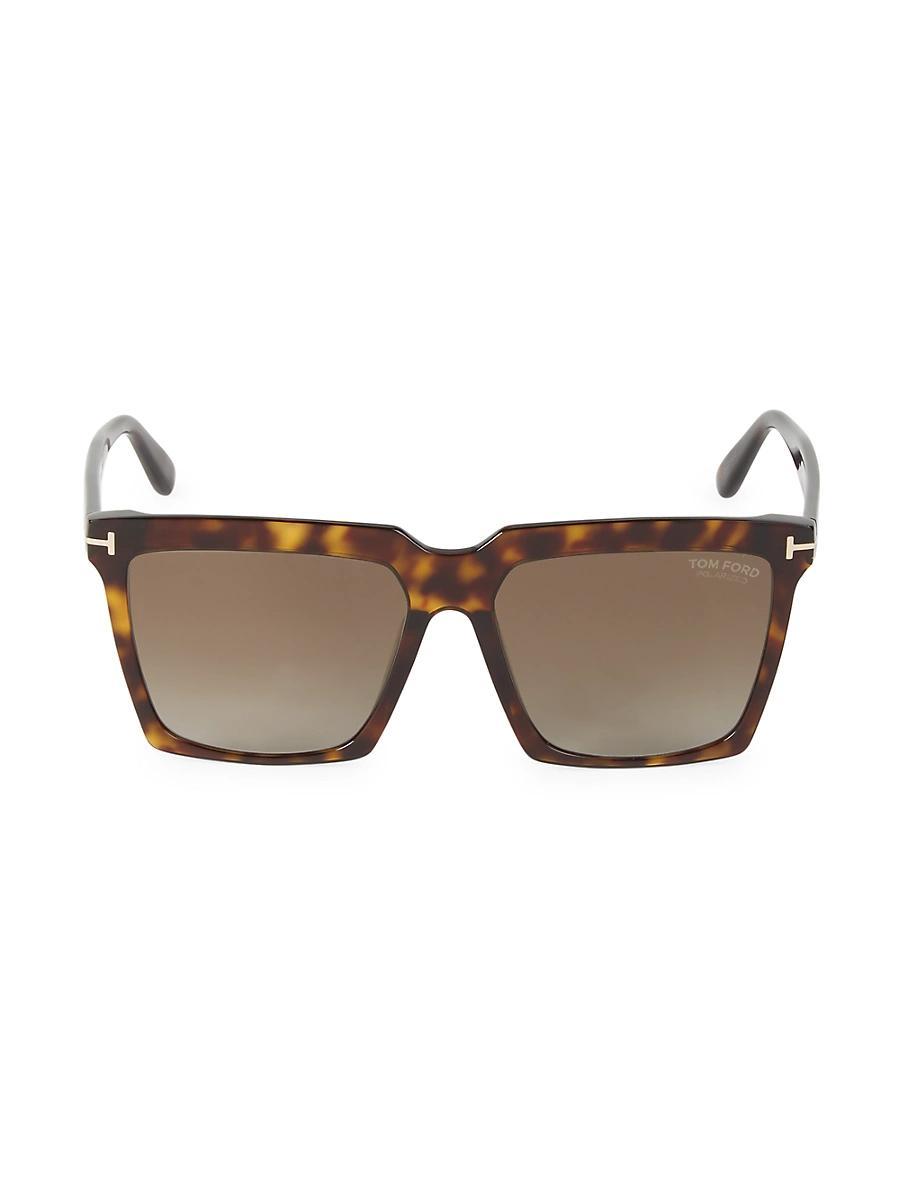 Tom Ford Sabrina Square Sunglasses, 58mm Product Image