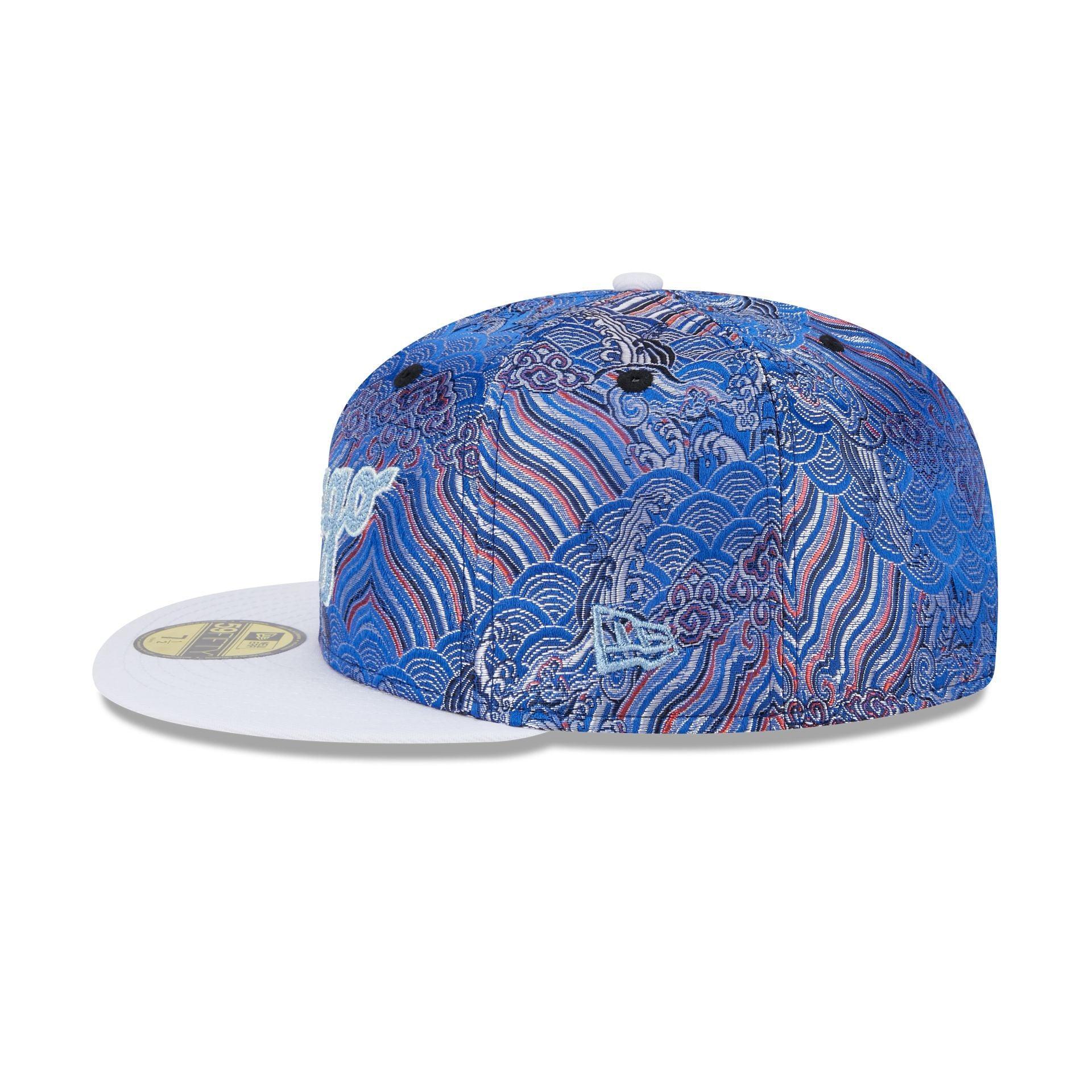 New York Mets Stained Glass 59FIFTY A-Frame Fitted Hat Male Product Image