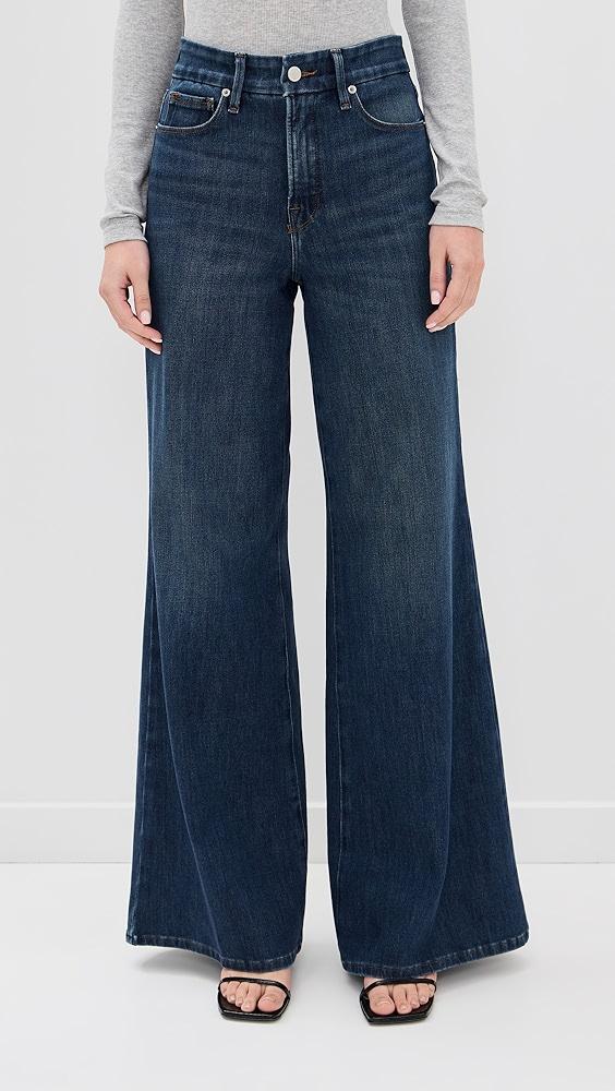 Good American Good Waist Palazzo Jeans | Shopbop Product Image