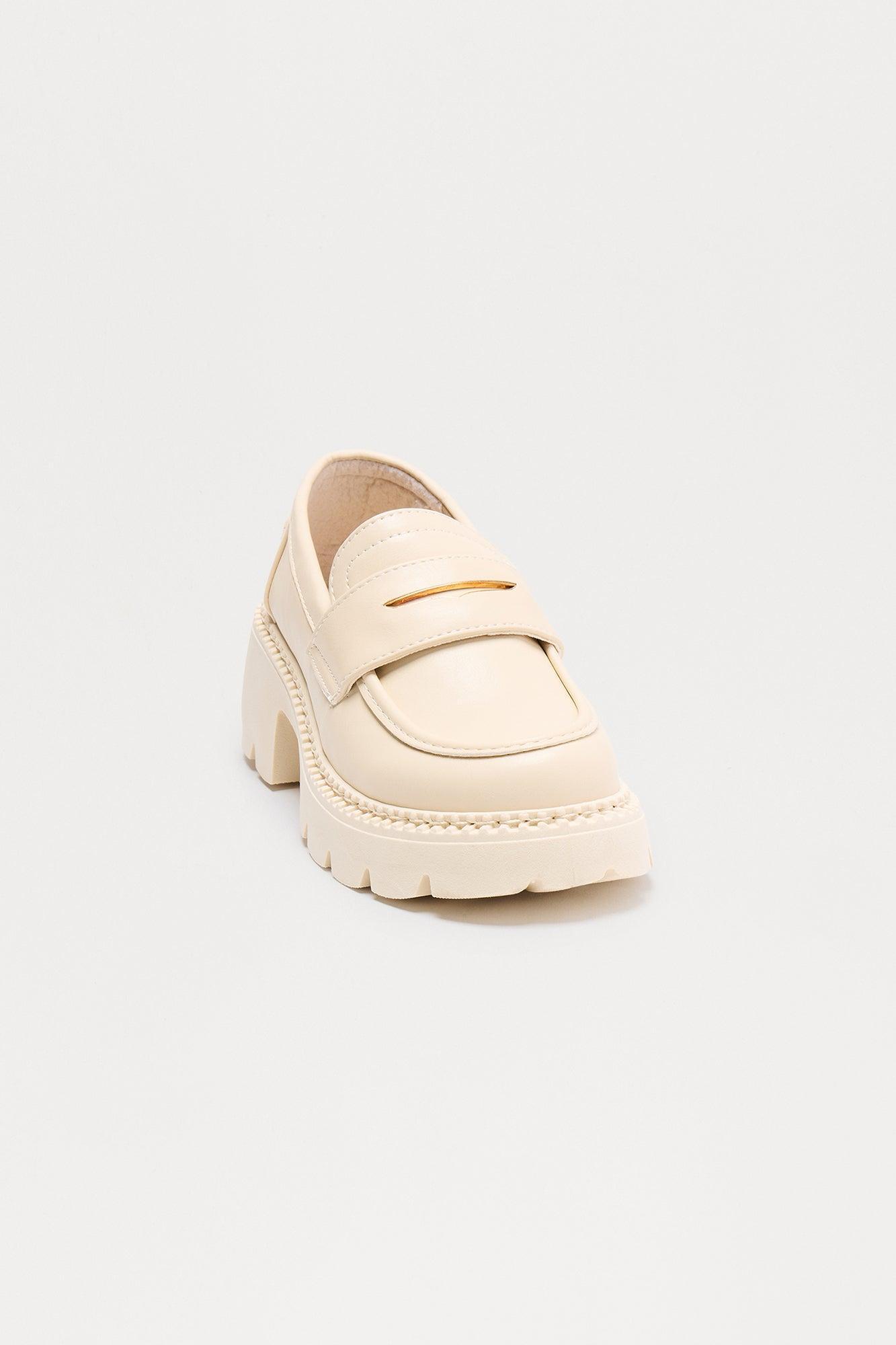 Stanford Platform Loafers - Ivory Product Image