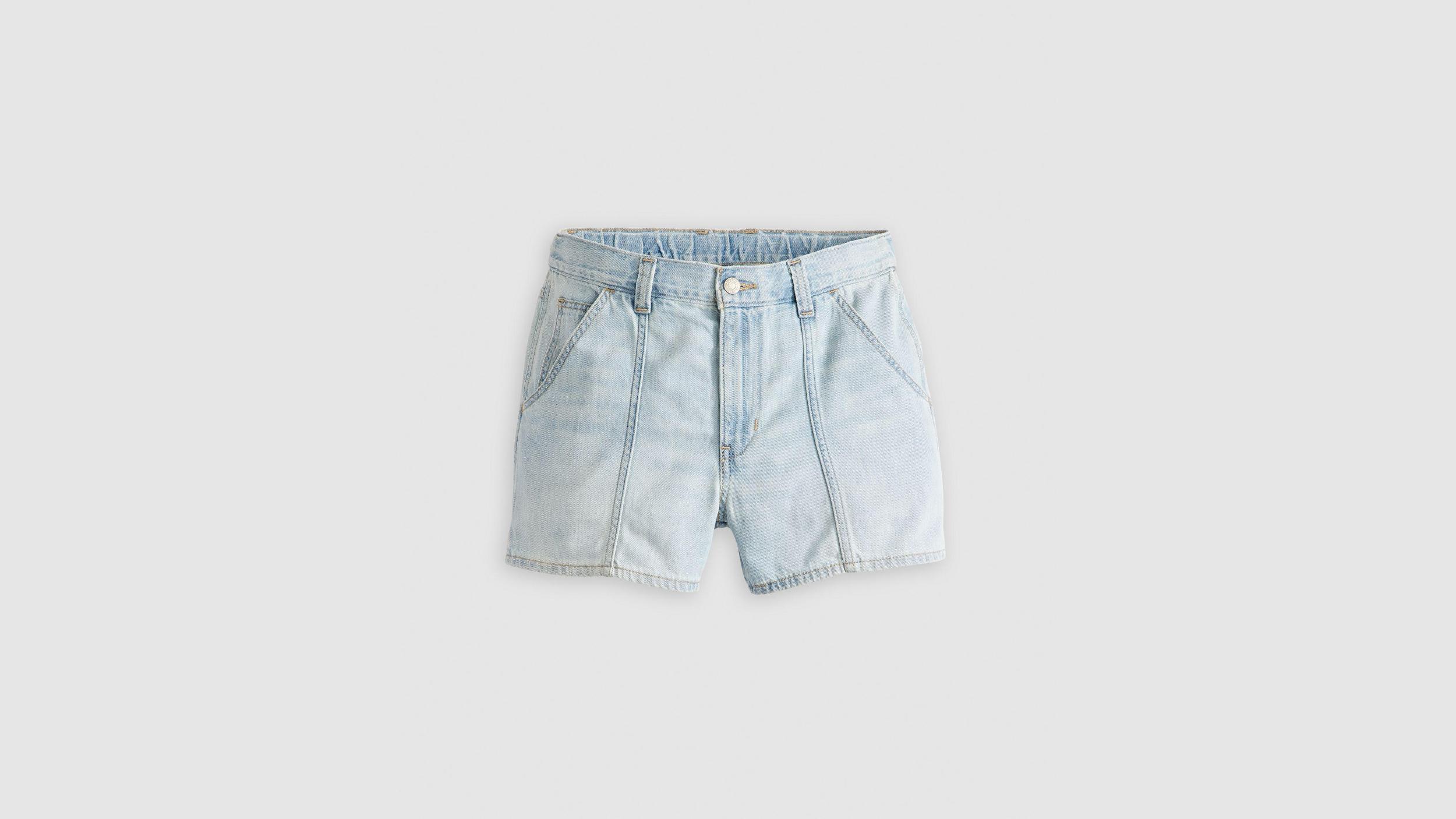 Linen+ Denim Lightweight Carpenter Women's Shorts Product Image
