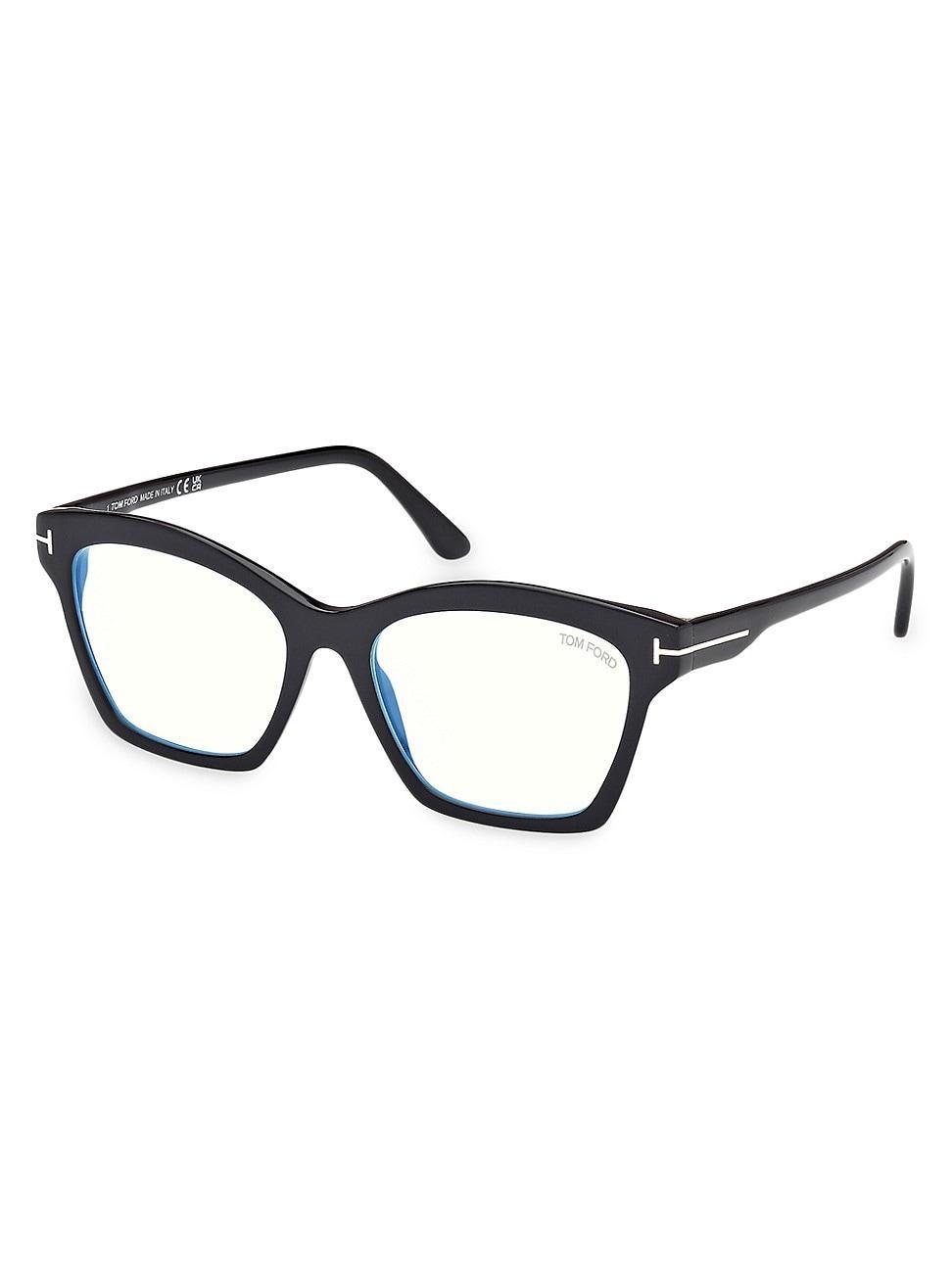 Mens Acetate Square Blue-Block Frames Product Image